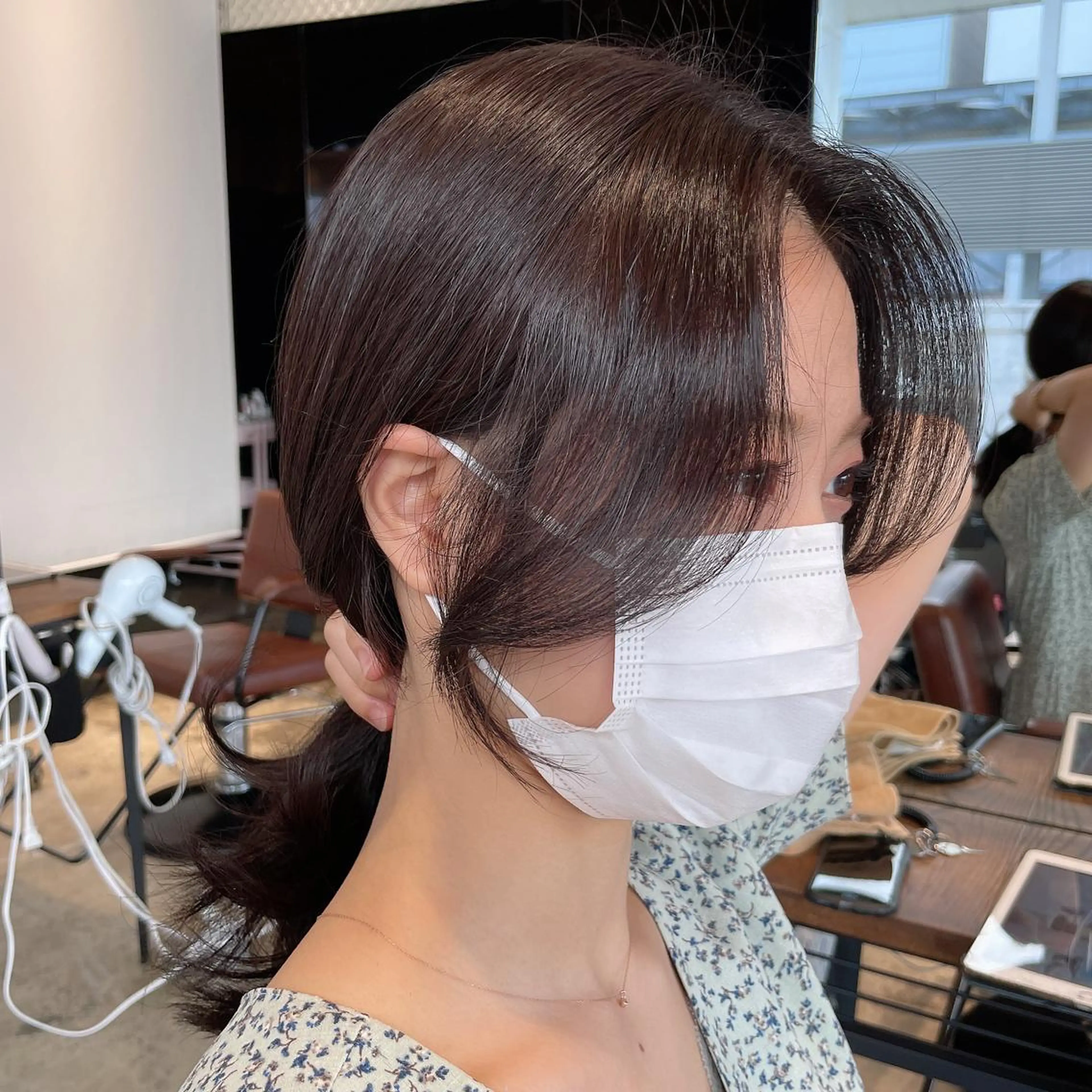 セミロング 本格韓国ヘア🇰🇷 【uni】キューさんのヘアスタイル