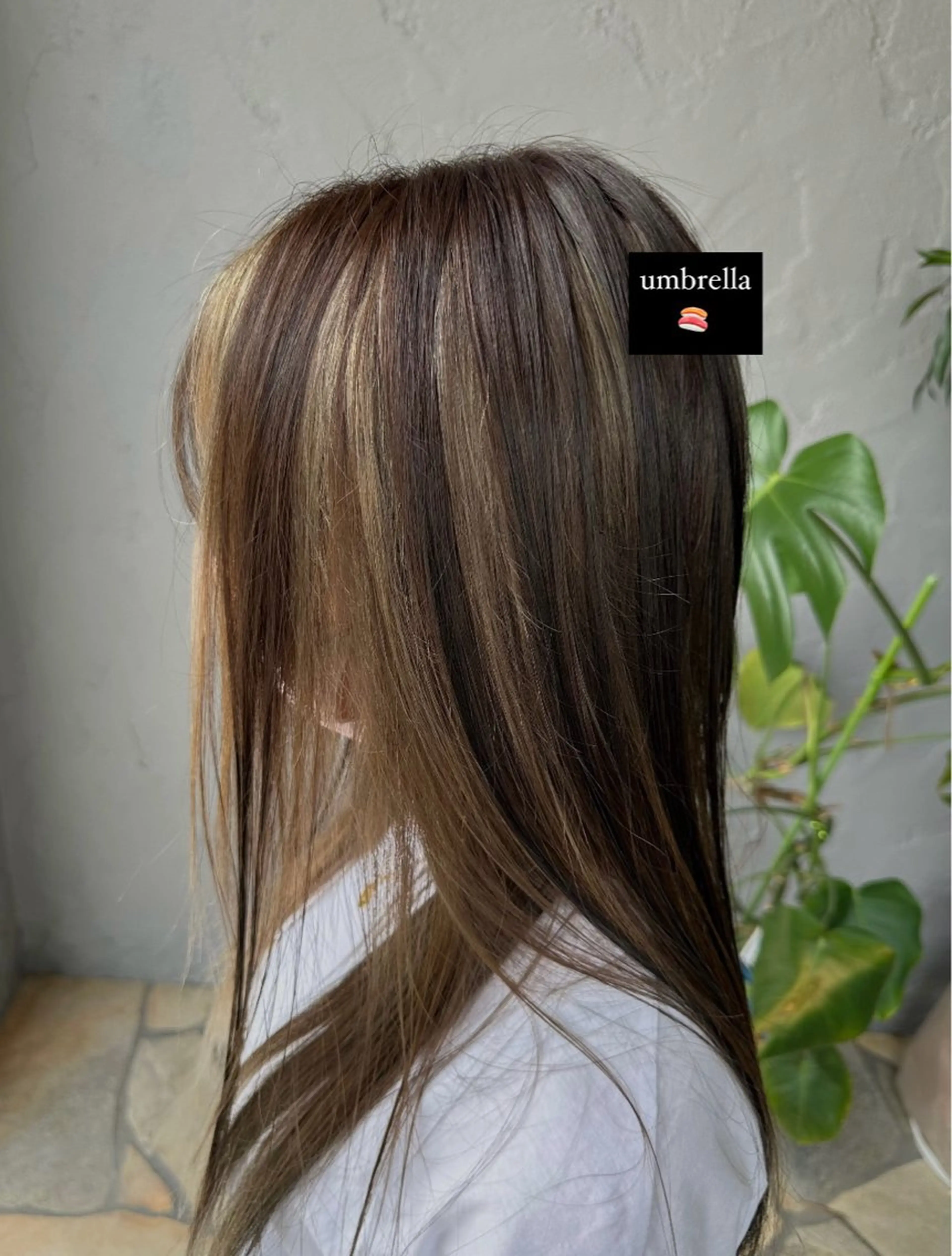 カラー ミストバング  フェイスフレーミング Earth川原店所属・zaki otohaのヘアスタイル