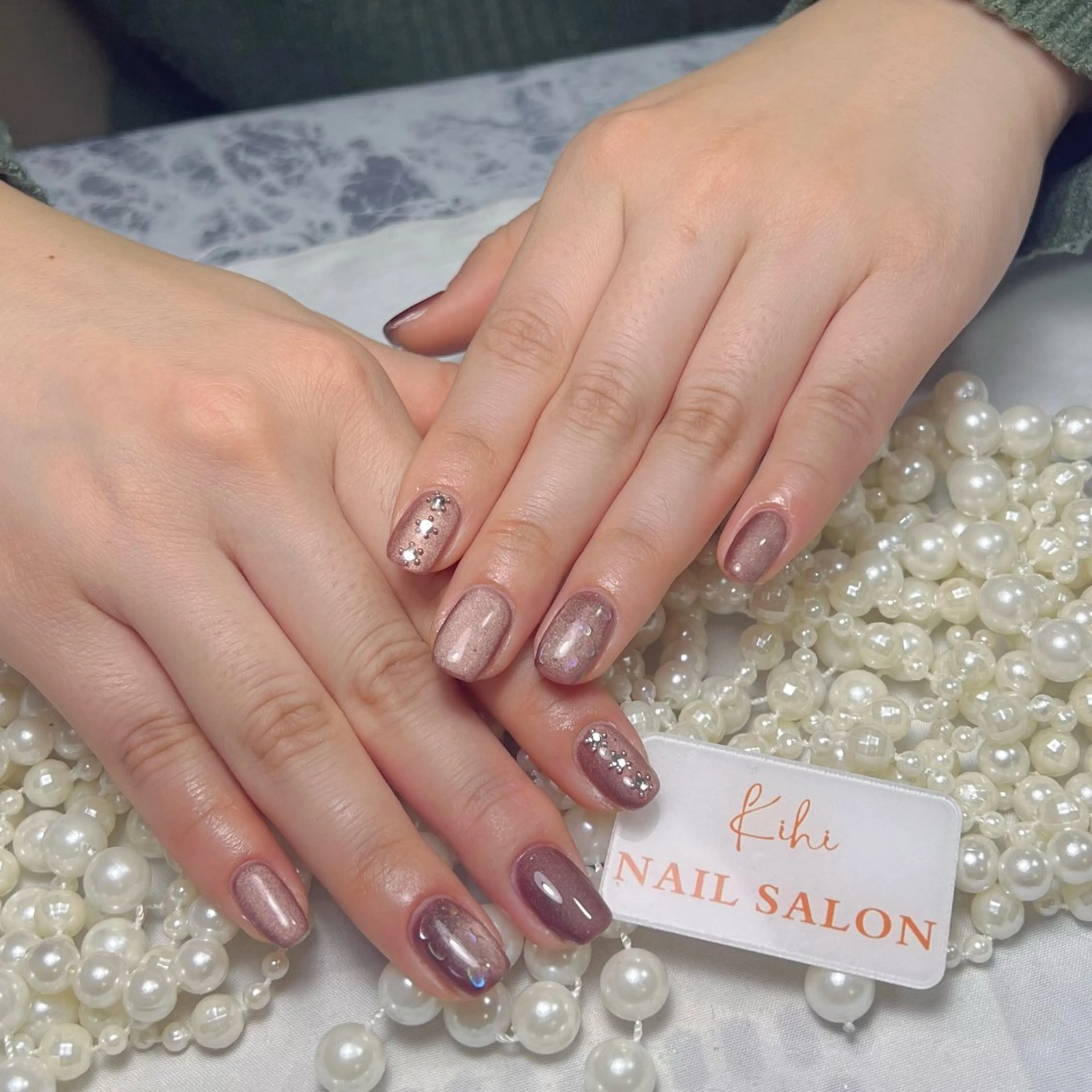 ネイル アートネイル フレンチネイル ジェルネイル グラデーション 韓国ネイル 村中 ハナのネイルデザイン