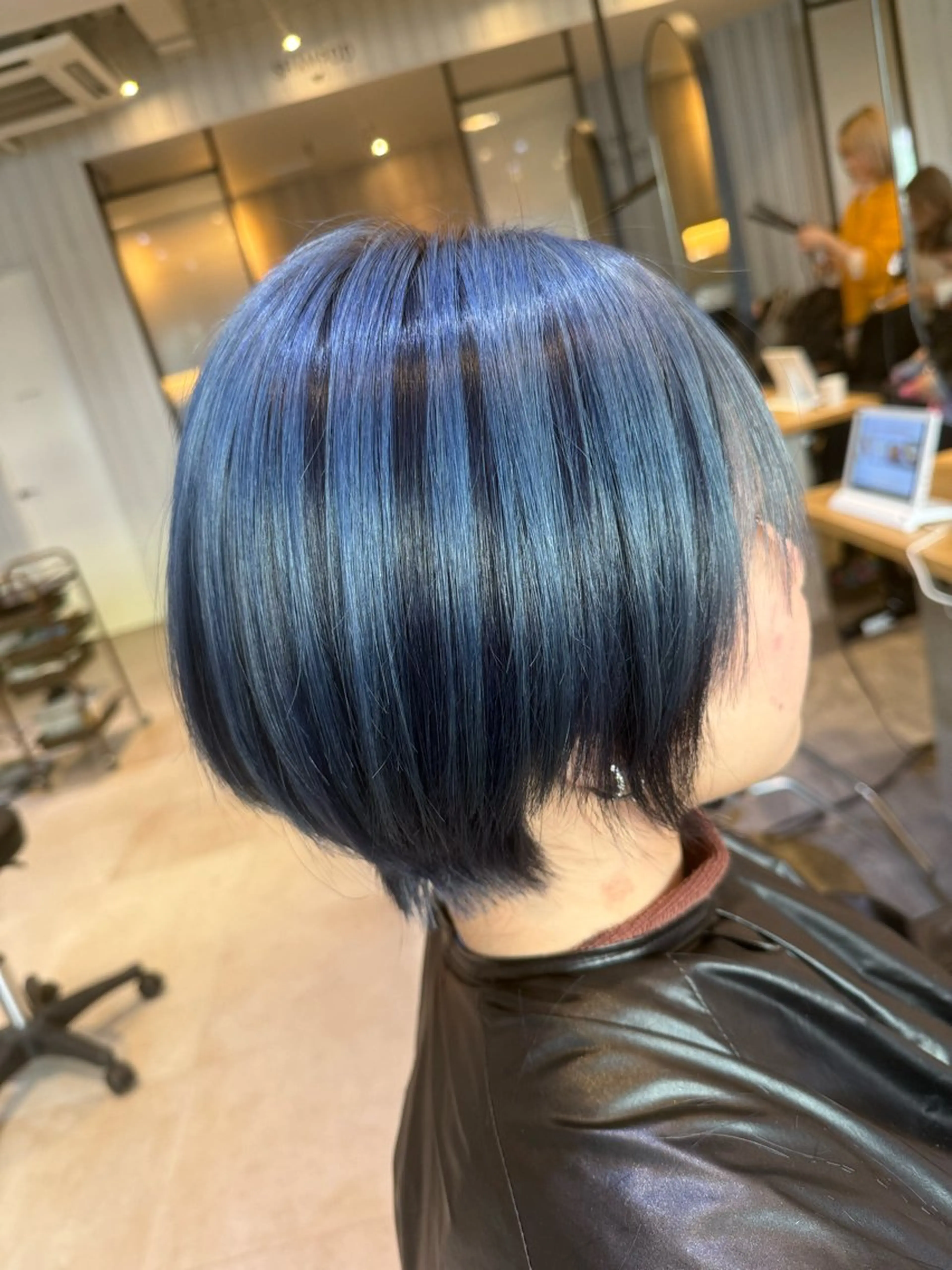 ショート La fith hair sept 銀座店所属・KOGA／ パーマモデル募集のヘアスタイル