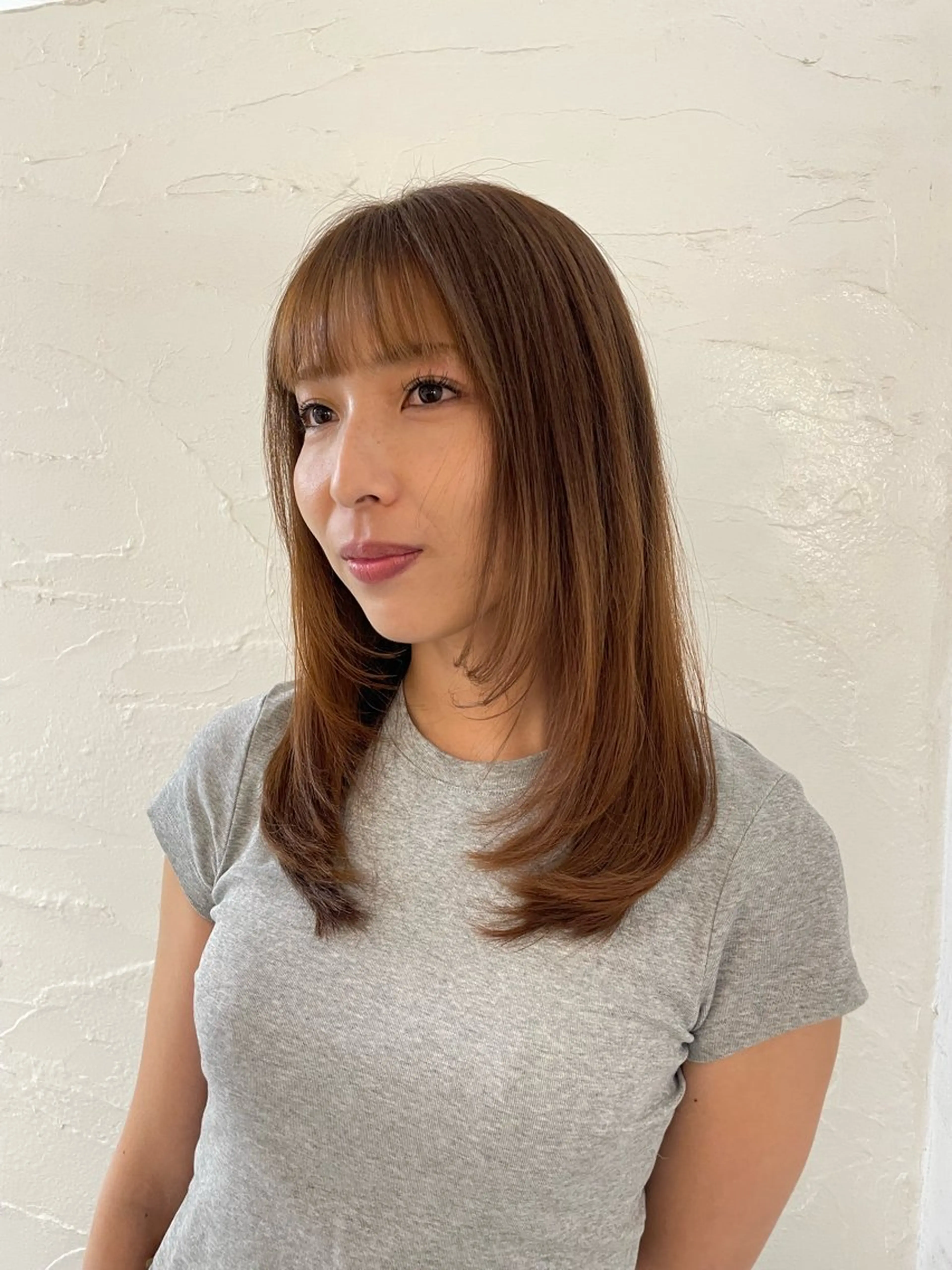 ミディアム niuniu所属・萩原 見咲のヘアスタイル