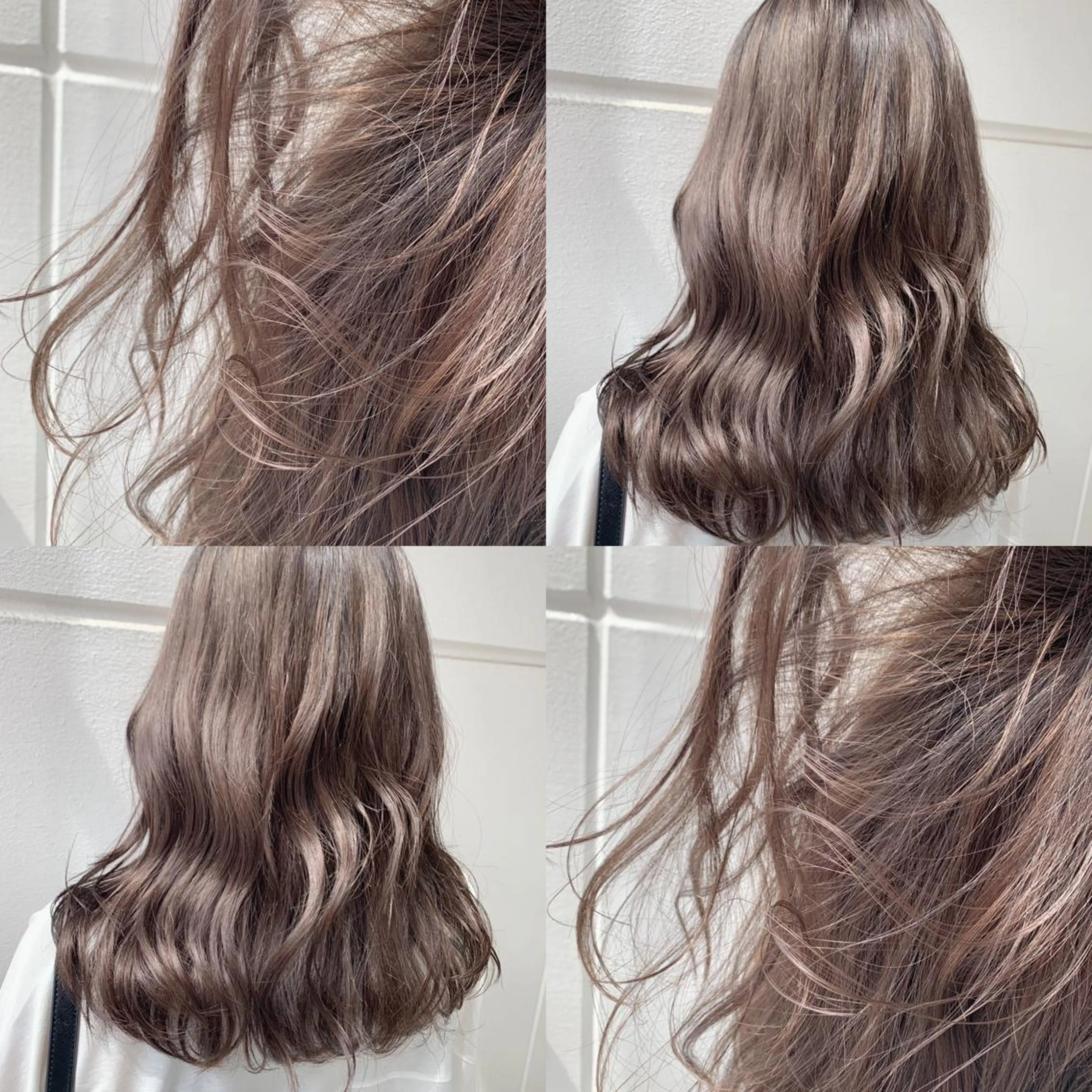 セミロング カラー ヘアアレンジ グレージュ ヘアカラー トリートメント BANK'S hair所属・💐ケラチン 髪質改善寺坂雄飛💐のヘアスタイル