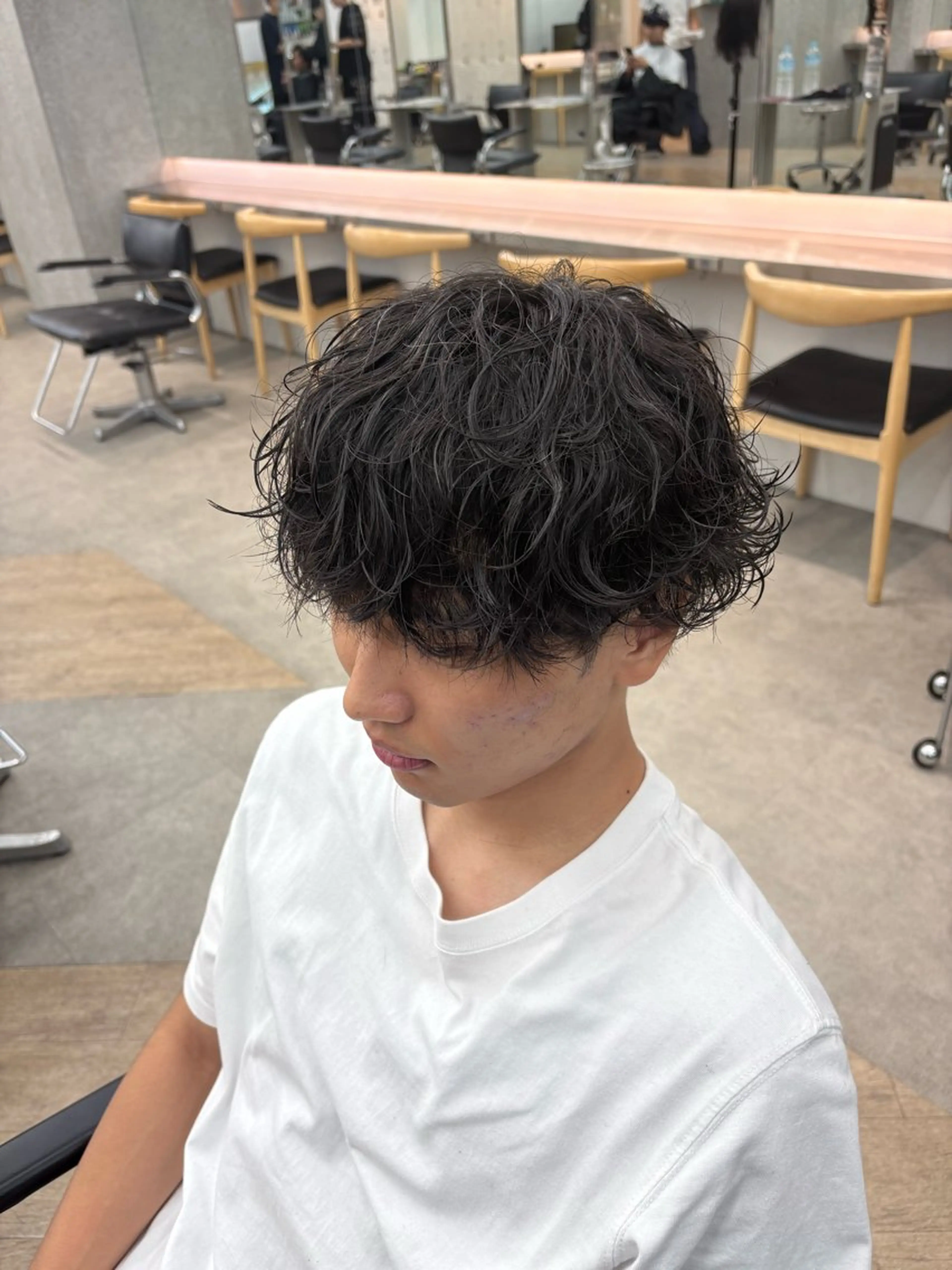 パーマ メンズ パーマ 🌀toa/波巻き✨ /メンズパーマ／栄のヘアスタイル