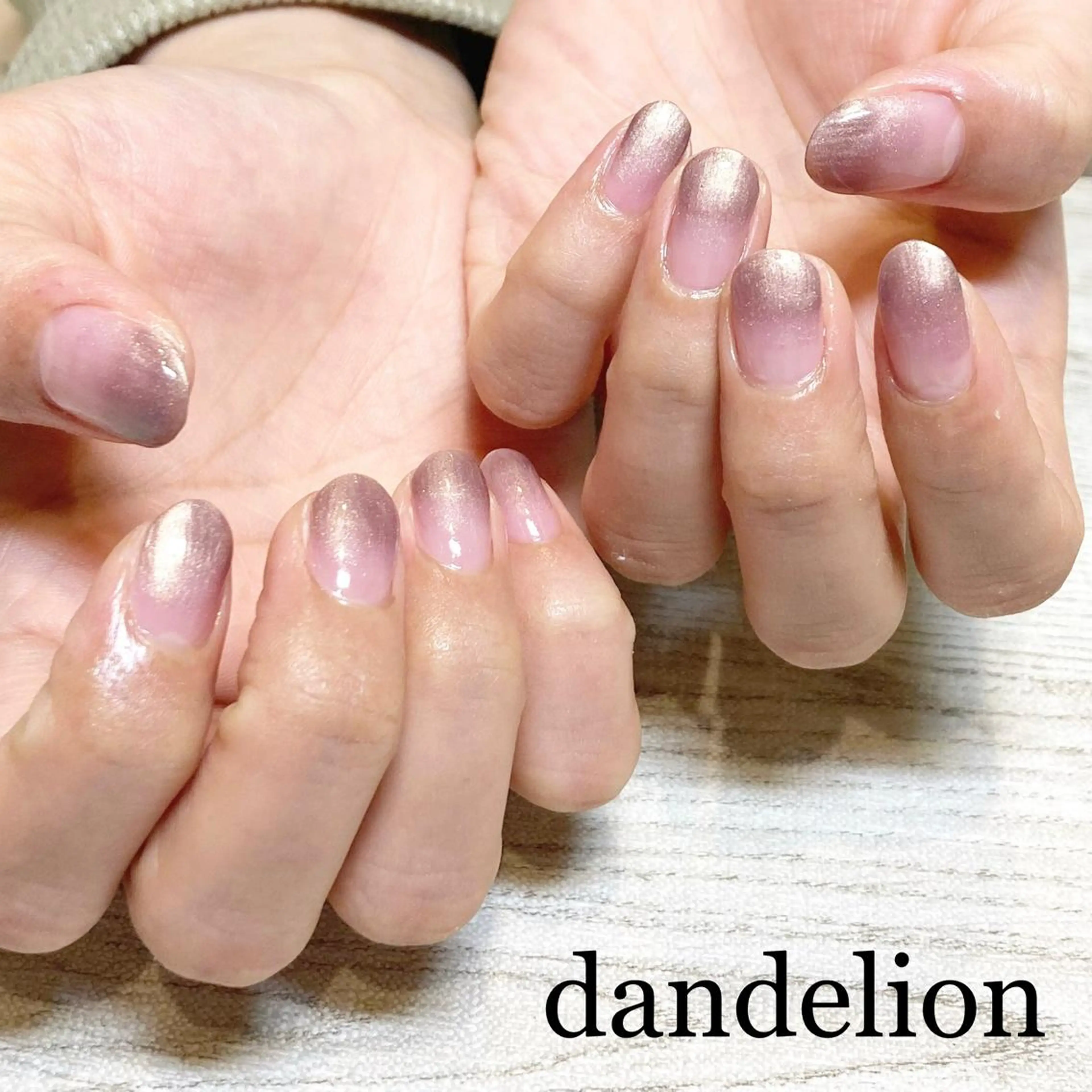 ネイル ハンドネイル ハンドケア dandelion ダンデライオンのネイルデザイン