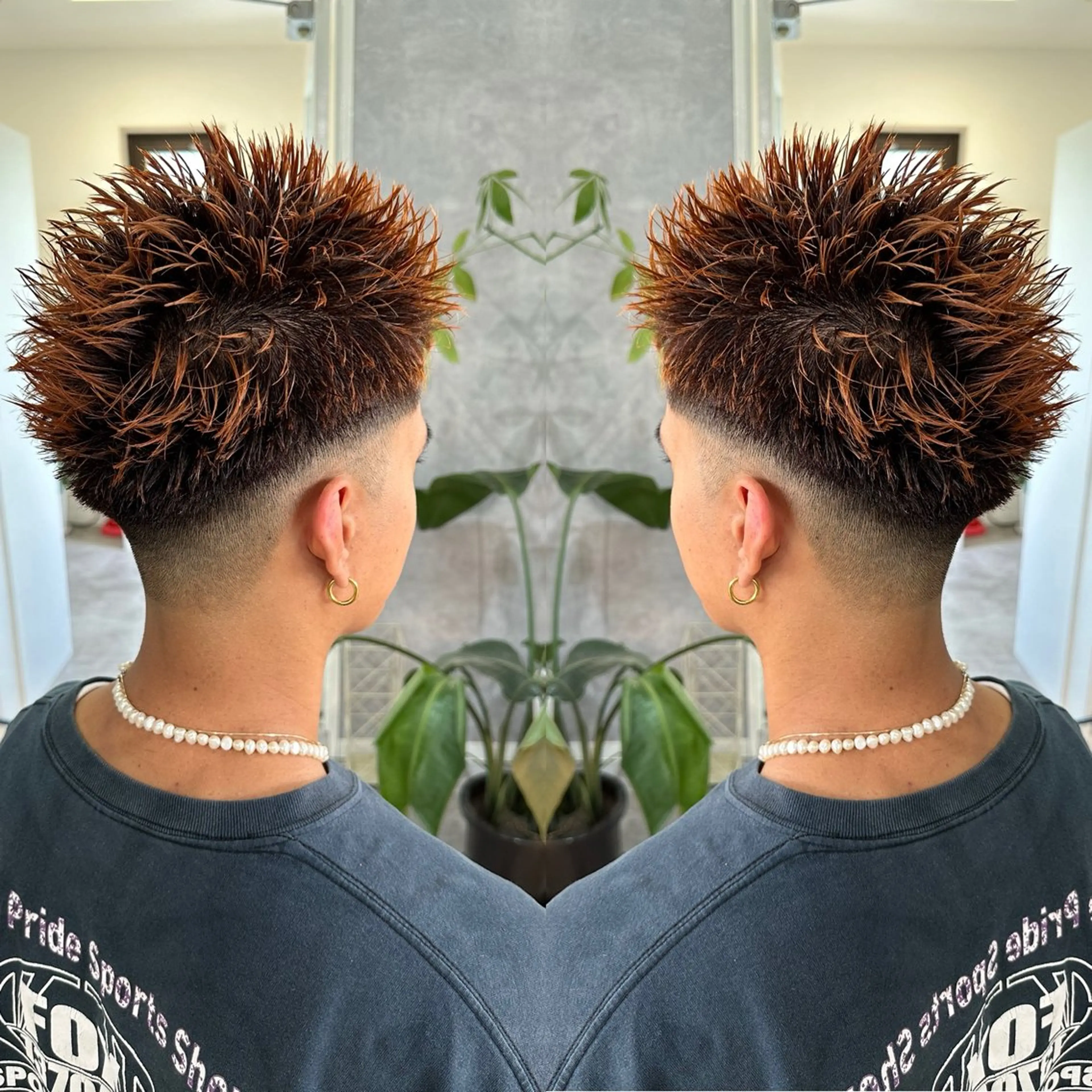 ショート メンズ メンズパーマ/艶 モテカラー/福井悟朗のヘアスタイル