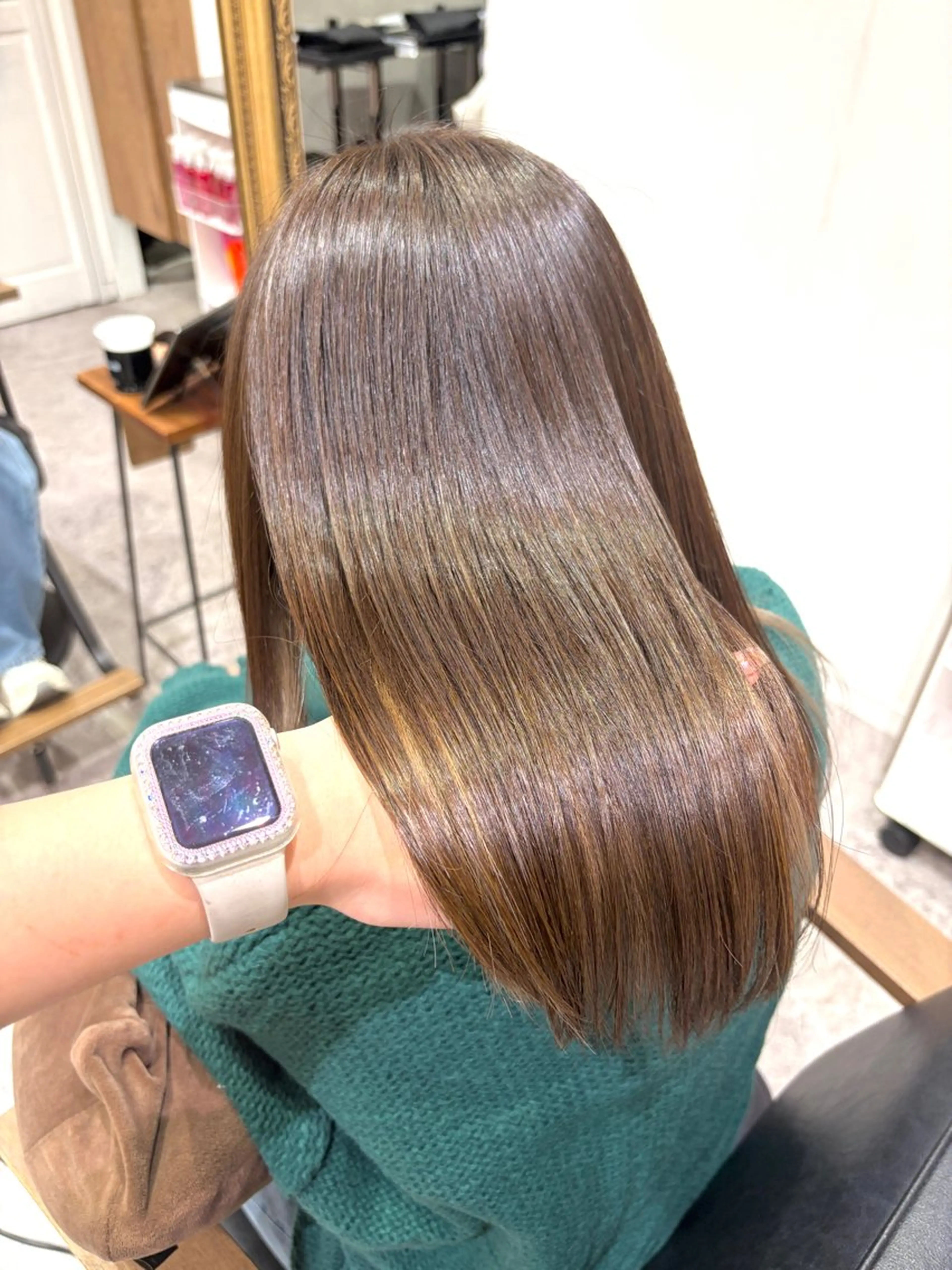 ミディアム 髪質改善 カット ヘアカラー 🕊髪質改善 ストレート🕊まいのヘアスタイル