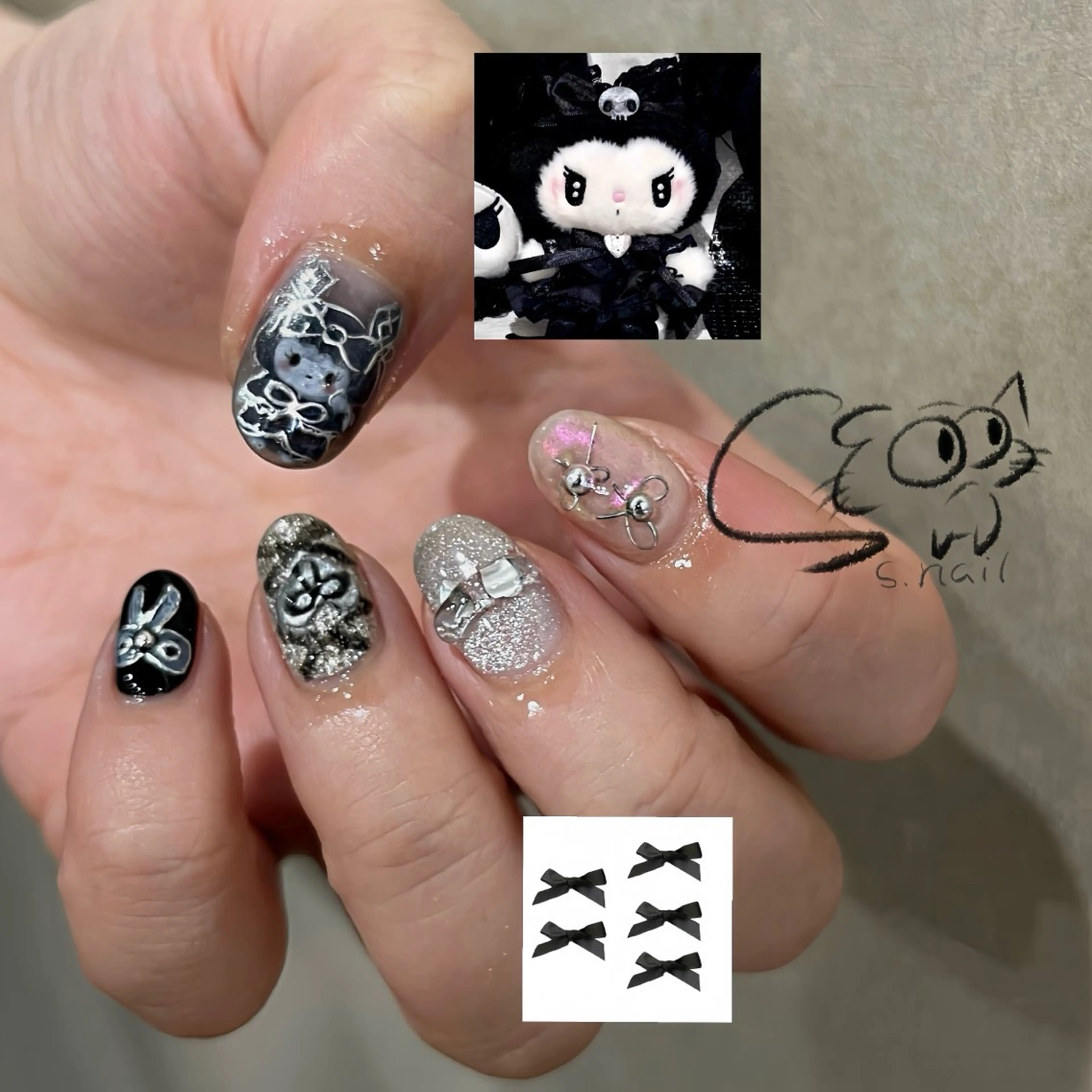 ネイル チークネイル フレンチネイル グラデーション マグネットネイル ワンカラーネイル S.nail所属・S.nail _のネイルデザイン