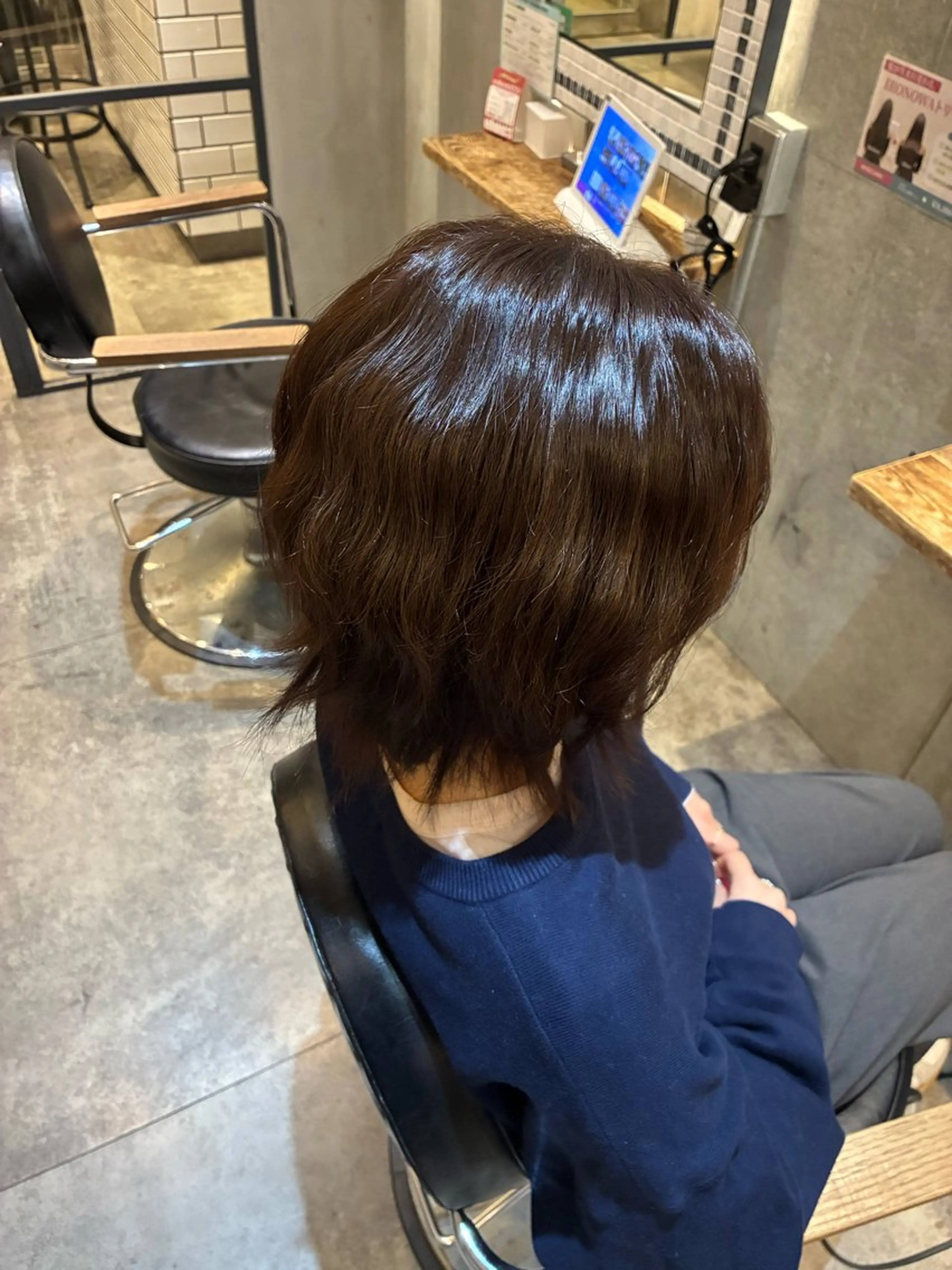 カラー 仲田 美裕子のヘアスタイル