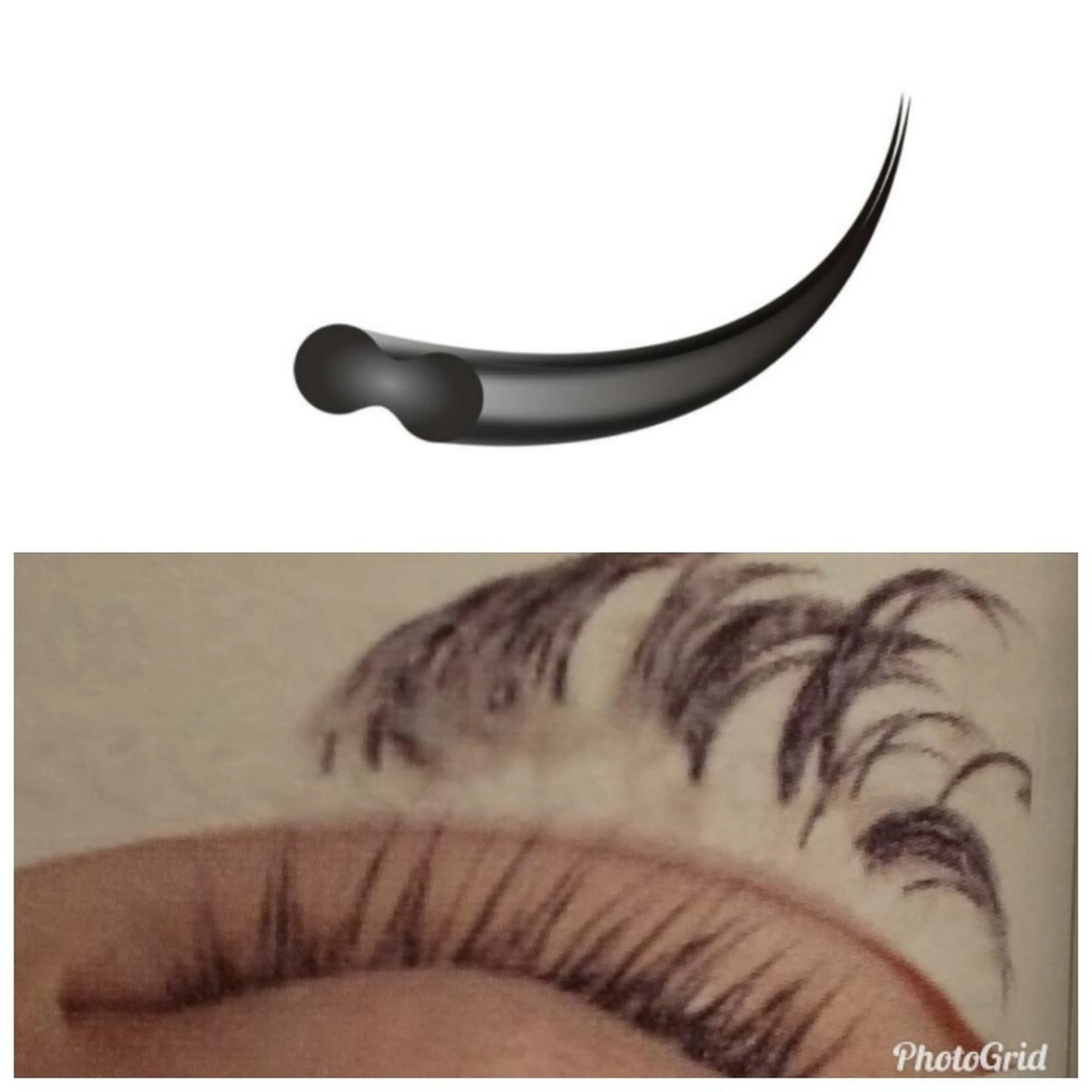 マツエク・マツパ 💡次世代LED -TIARA💡のマツエク・マツパデザイン