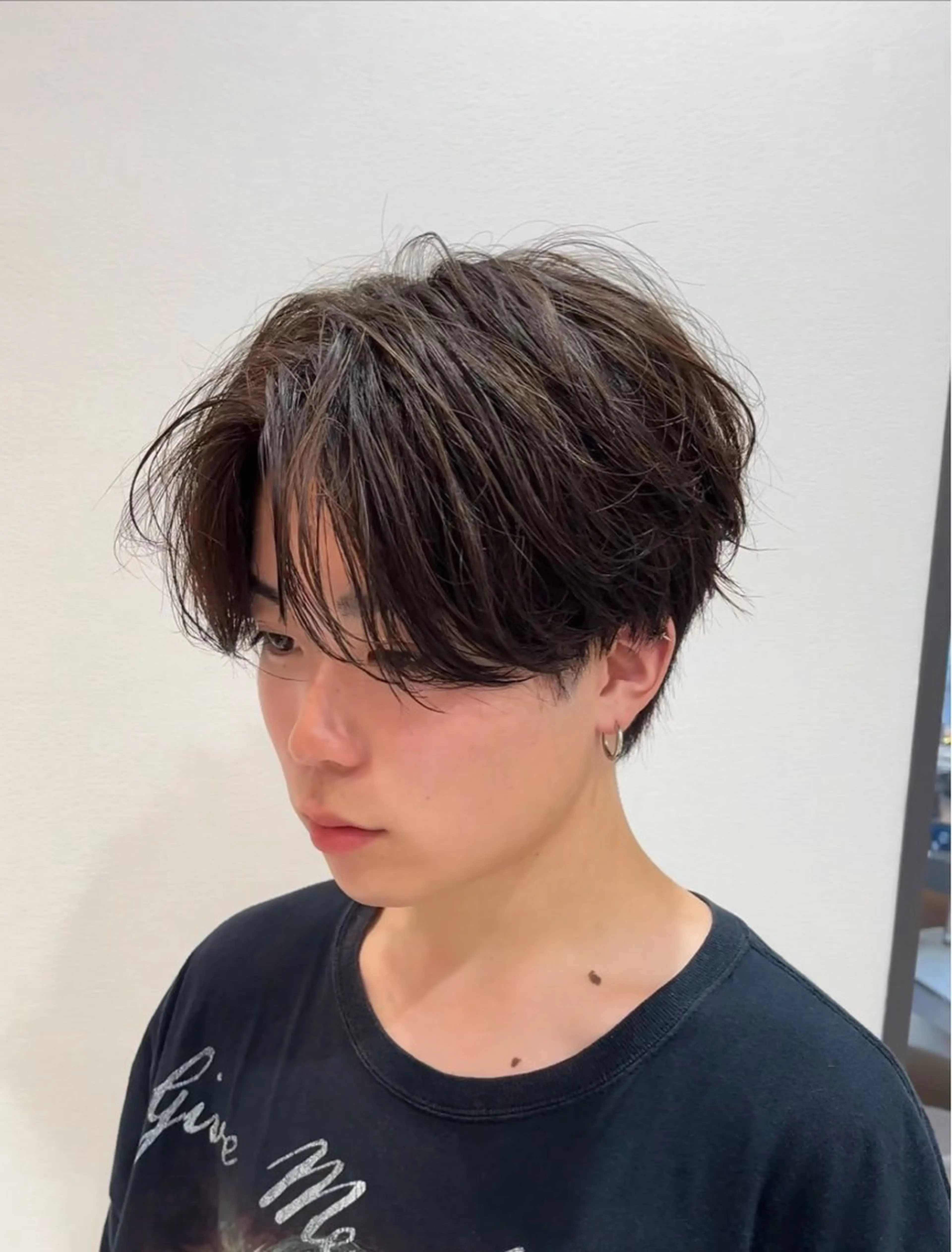 メンズ けいし🐬ボブ 美髪縮毛矯正のヘアスタイル