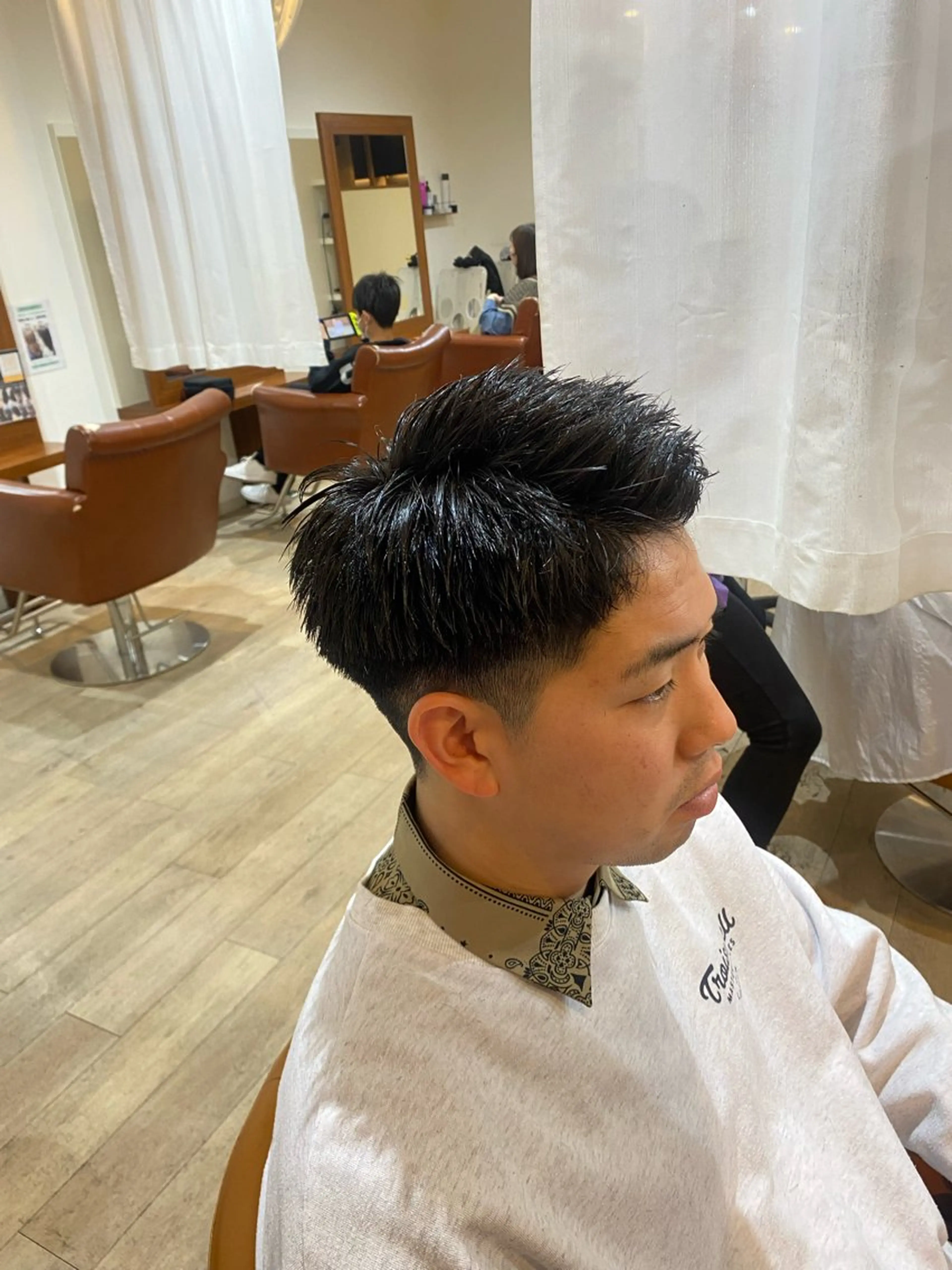 ショート メンズ メンズショート 刈り上げ ショートヘア カット 縮毛矯正とレイヤー /杉村凜汰郎のヘアスタイル