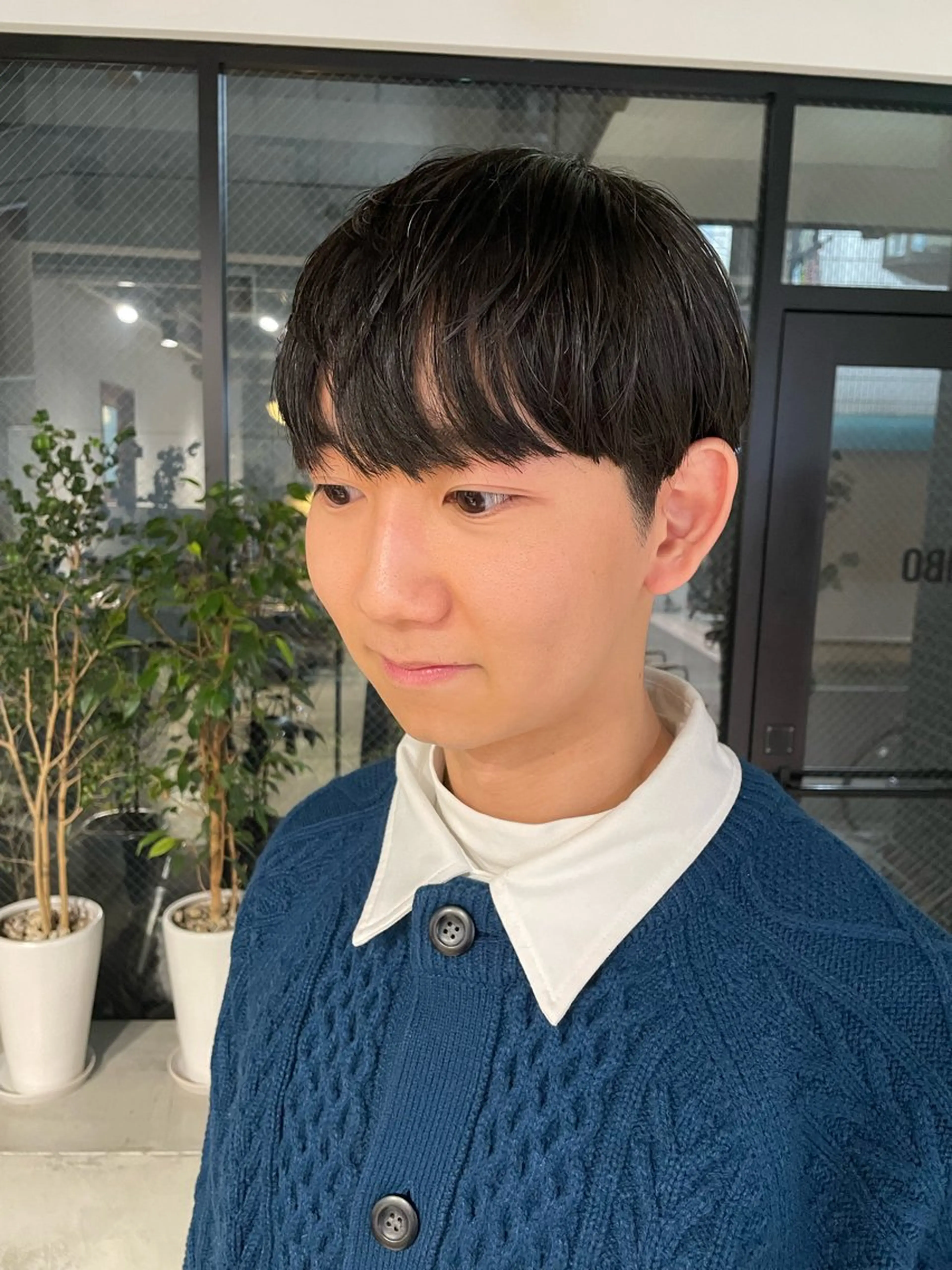 メンズ マッシュ 刈り上げ ユウナ🎀レイヤー/ 暖色カラーのヘアスタイル