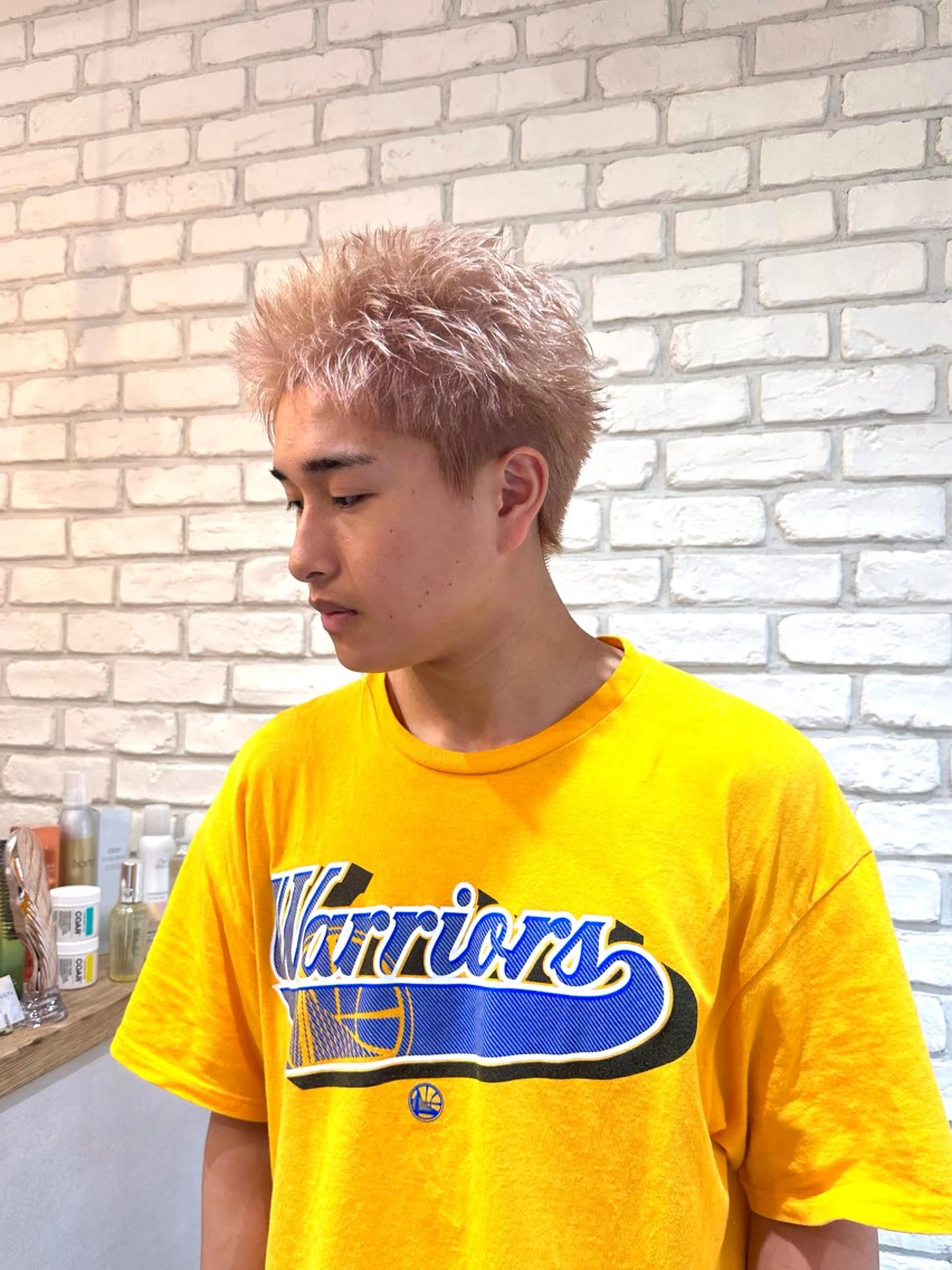 ショート カット ヘアカラー トリートメント 【Remii】 山﨑健太のヘアスタイル