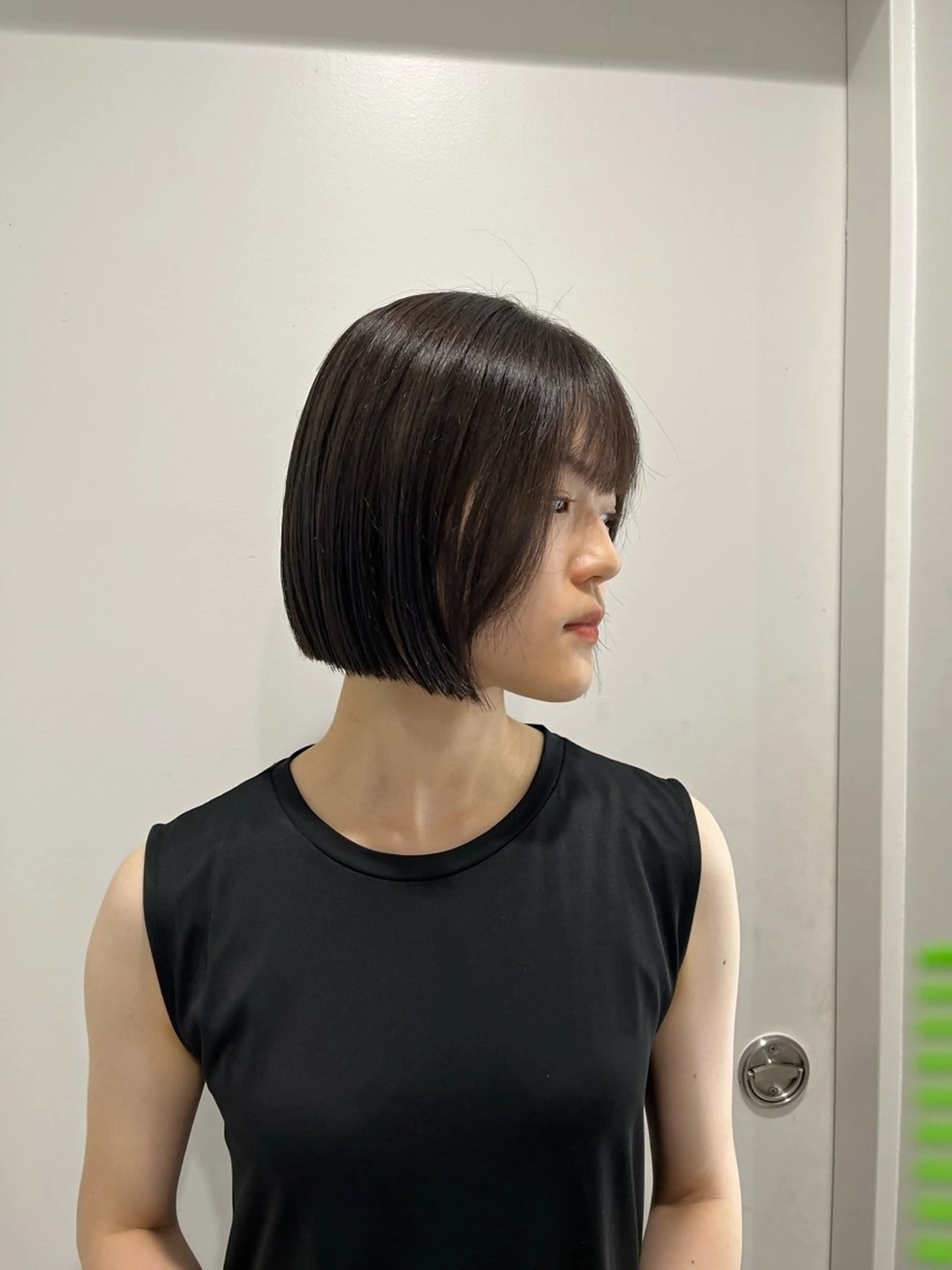 ショート ボブ 縮毛矯正/ハイトーン /パーマ/前原汐🎐のヘアスタイル