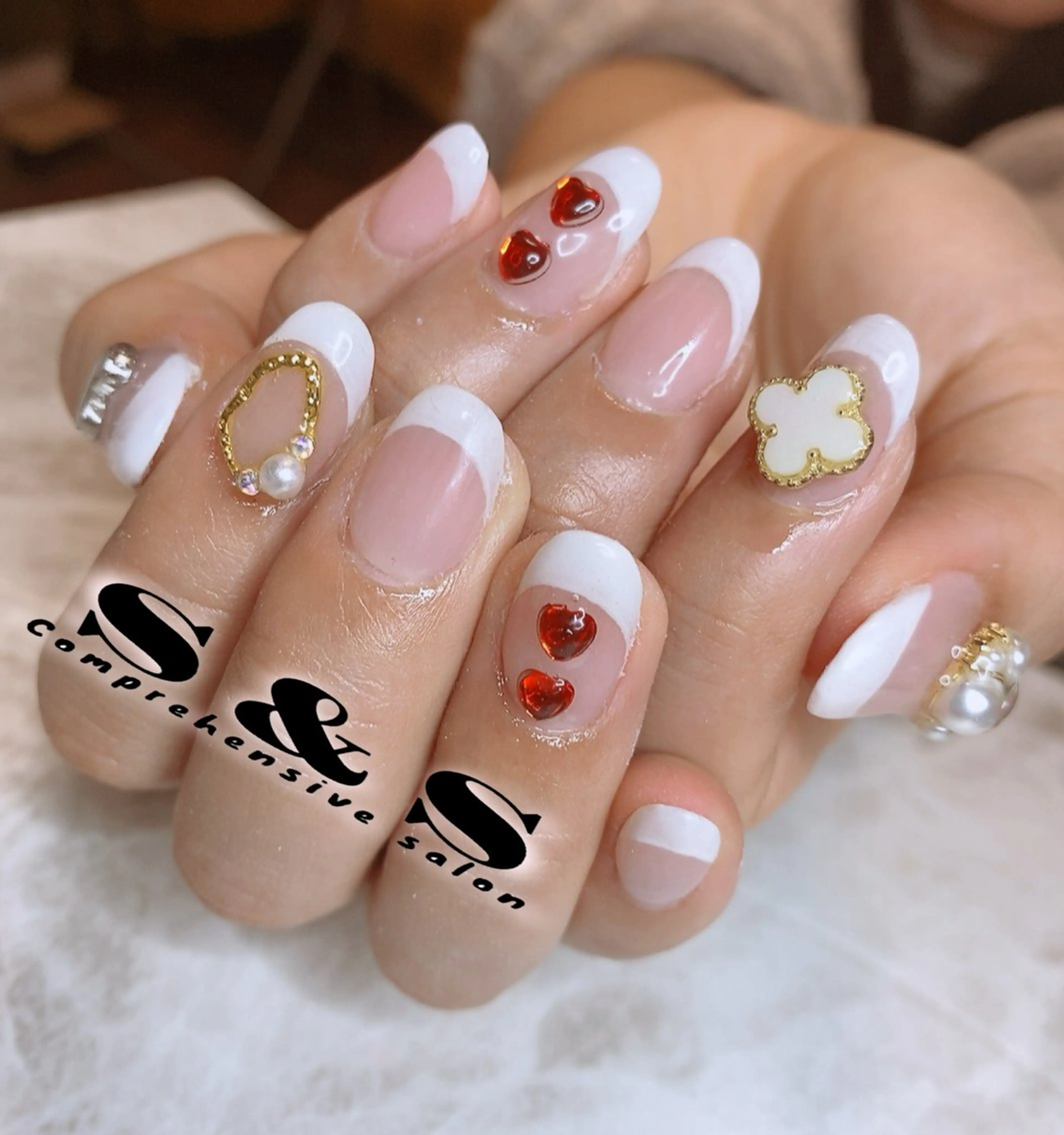 ネイル 長さ出し メンズネイル 持ち込み スカルプネイル S&S 村田小百合のネイルデザイン