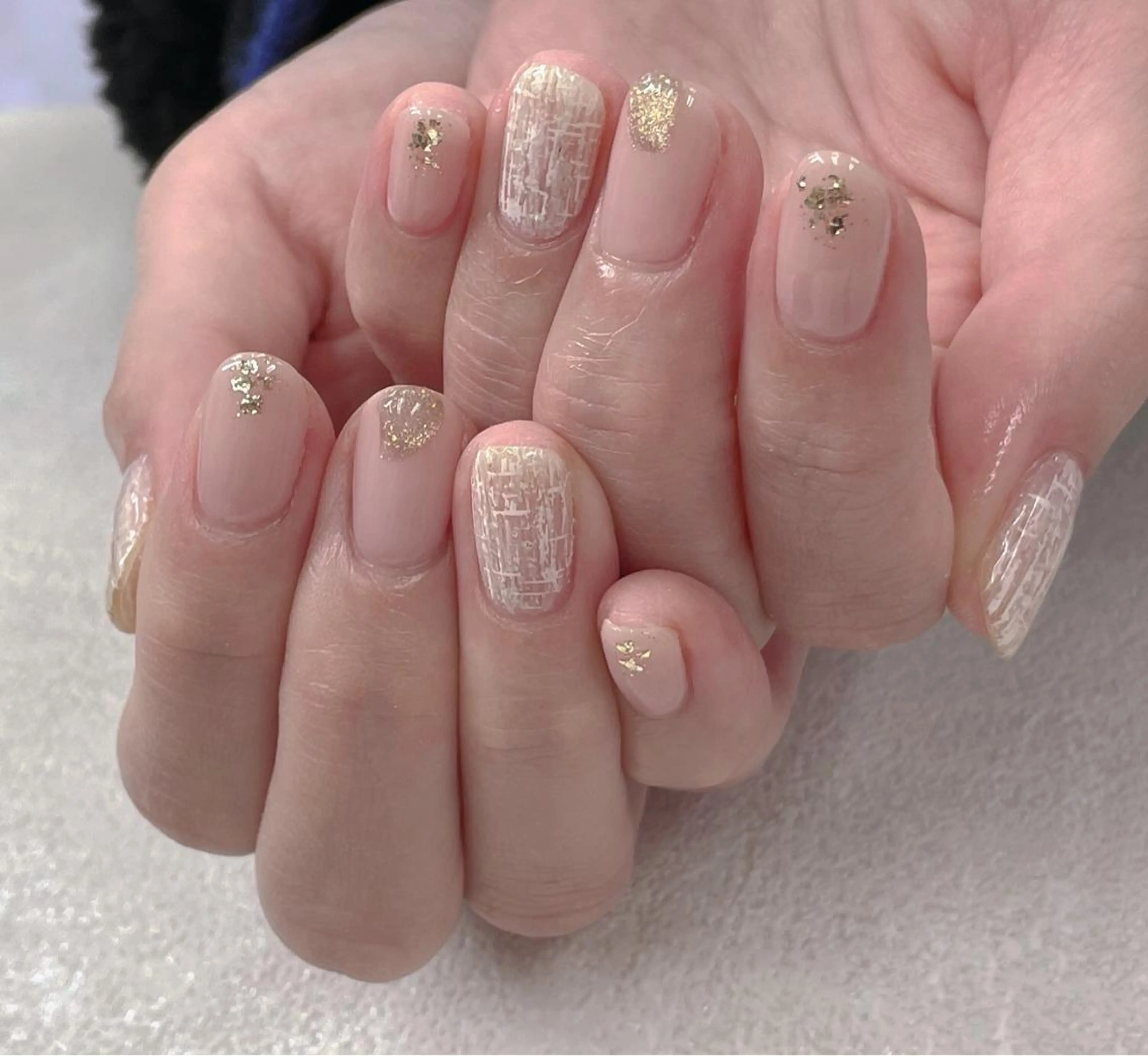 ネイル ニュアンスネイル ツイードネイル ハンドネイル ＃ ｍｅのネイルデザイン