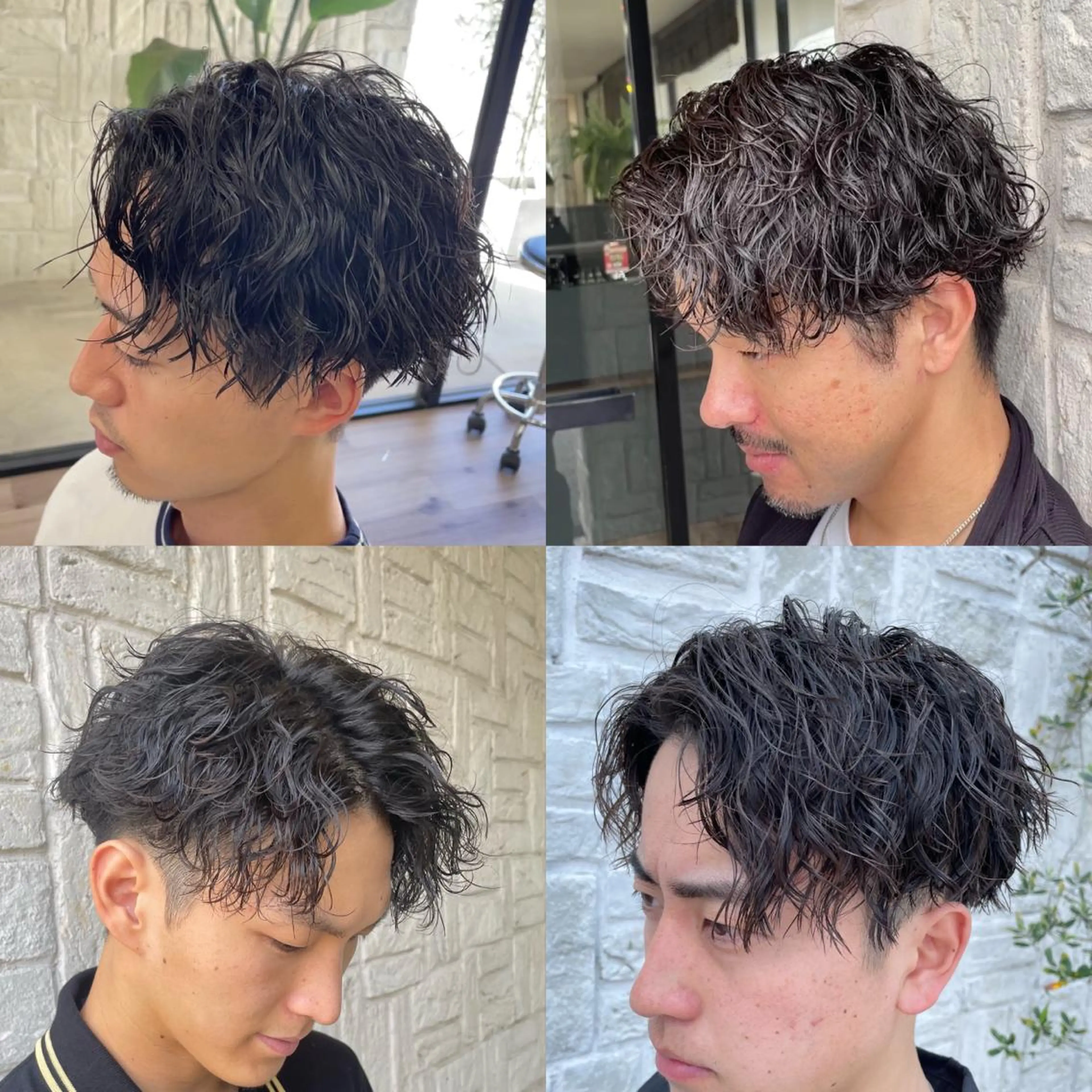 パーマ メンズ アタ ムのヘアスタイル