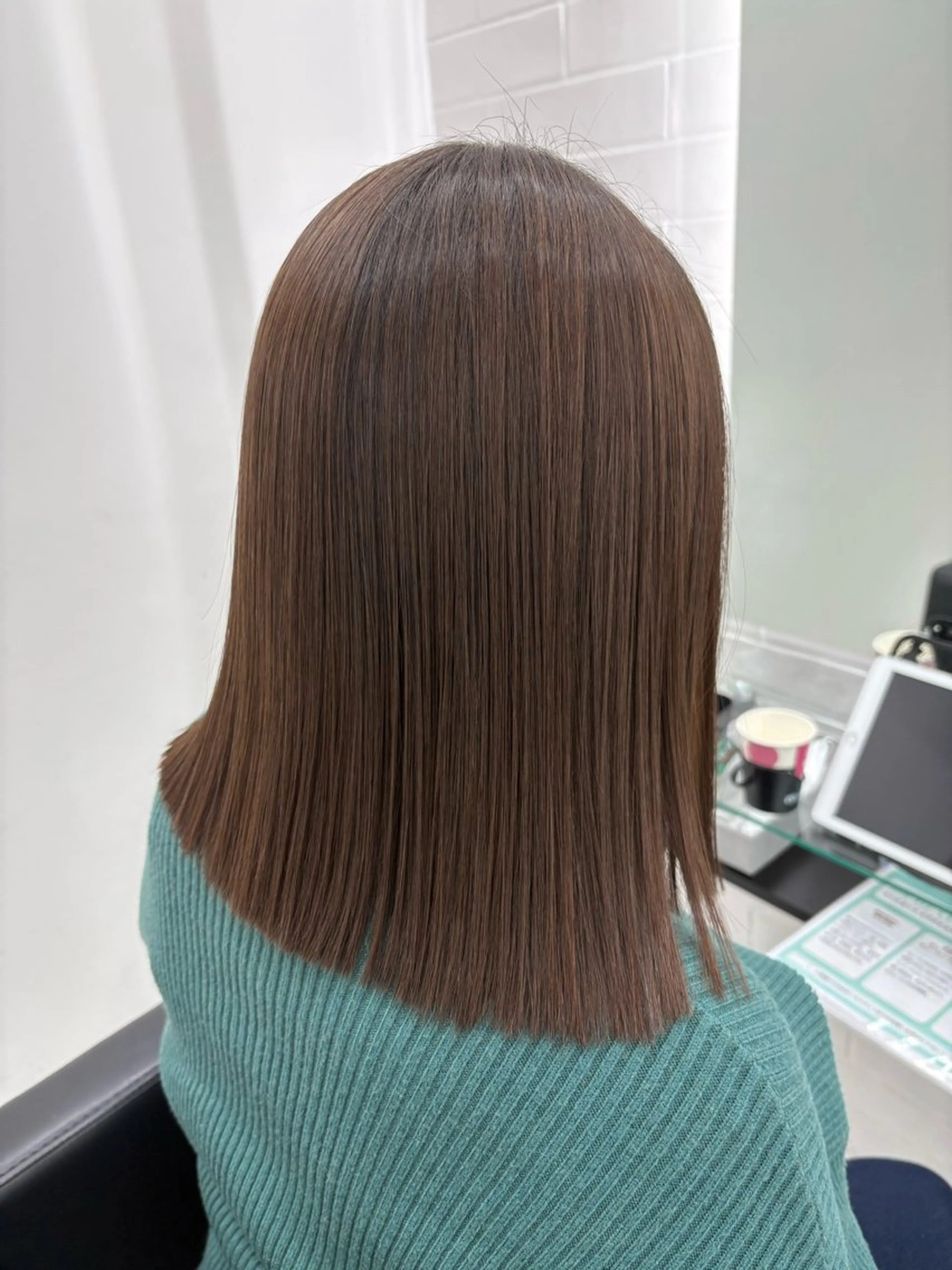 ミディアム カット トリートメント 髪質改善サロン🫧 セキチサトのヘアスタイル