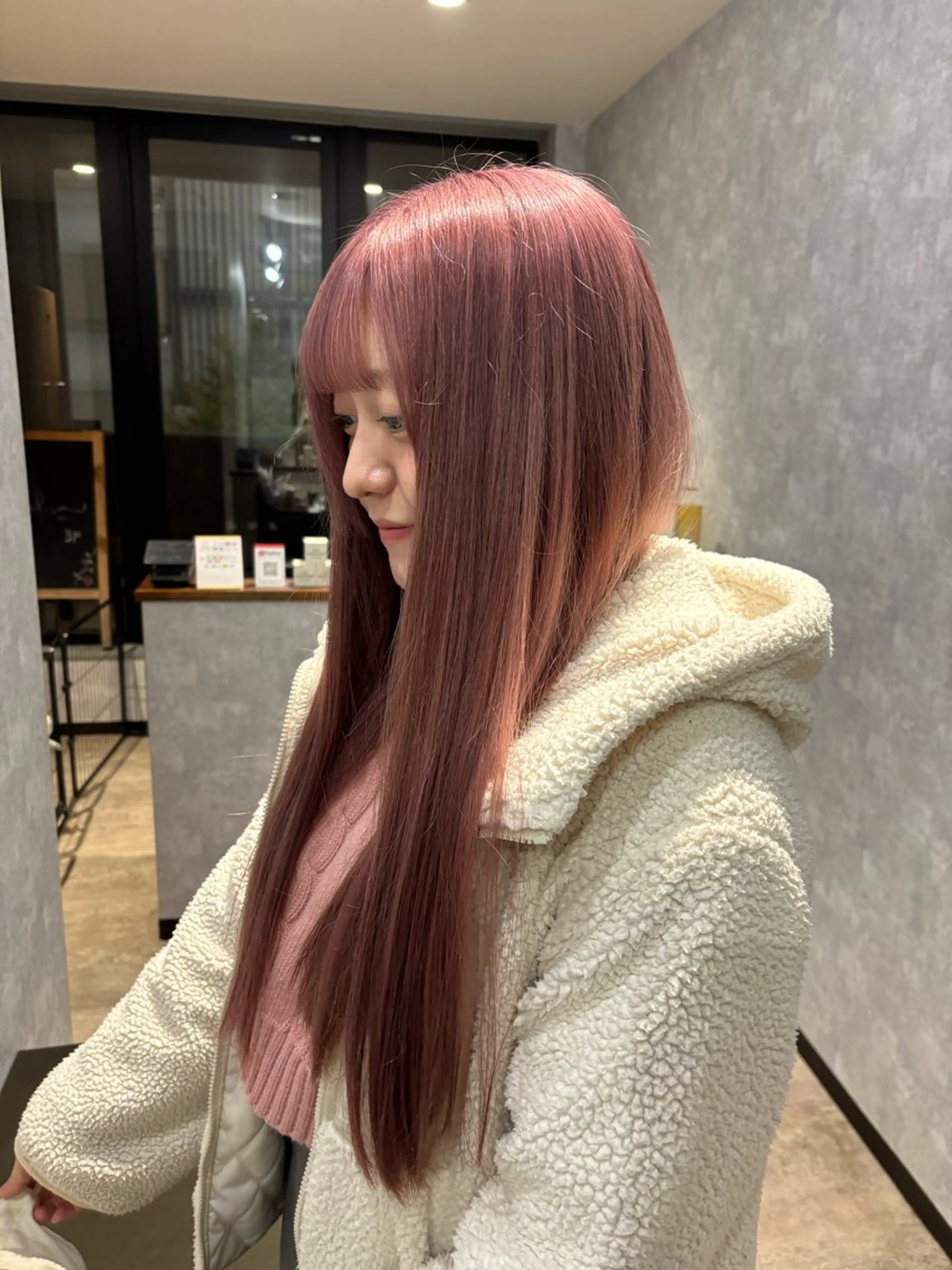 ロング カット ヘアカラー トリートメント 🌐NATSUMI 🌐【寒色カラー】のヘアスタイル