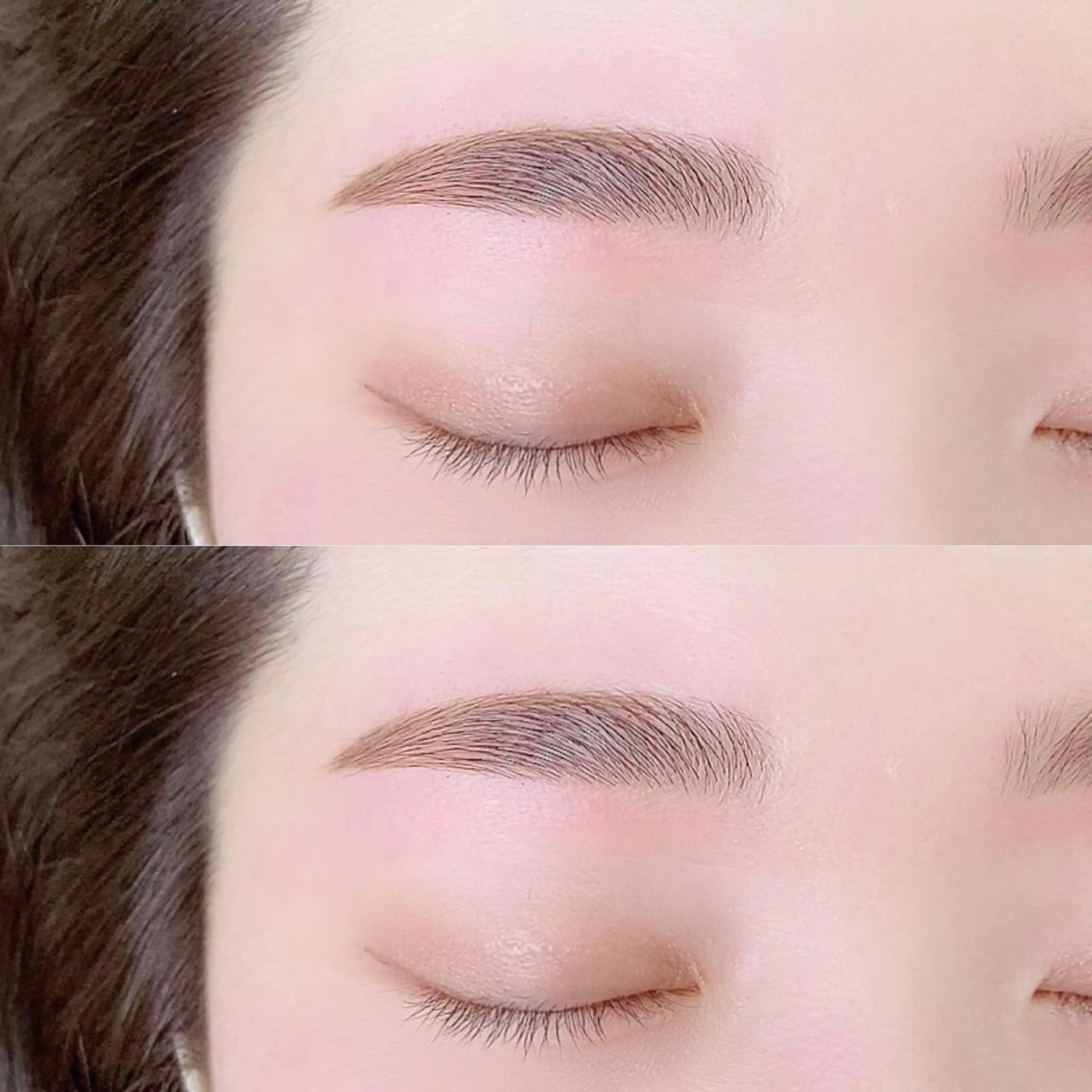 話題の美眉スタイリングの写真