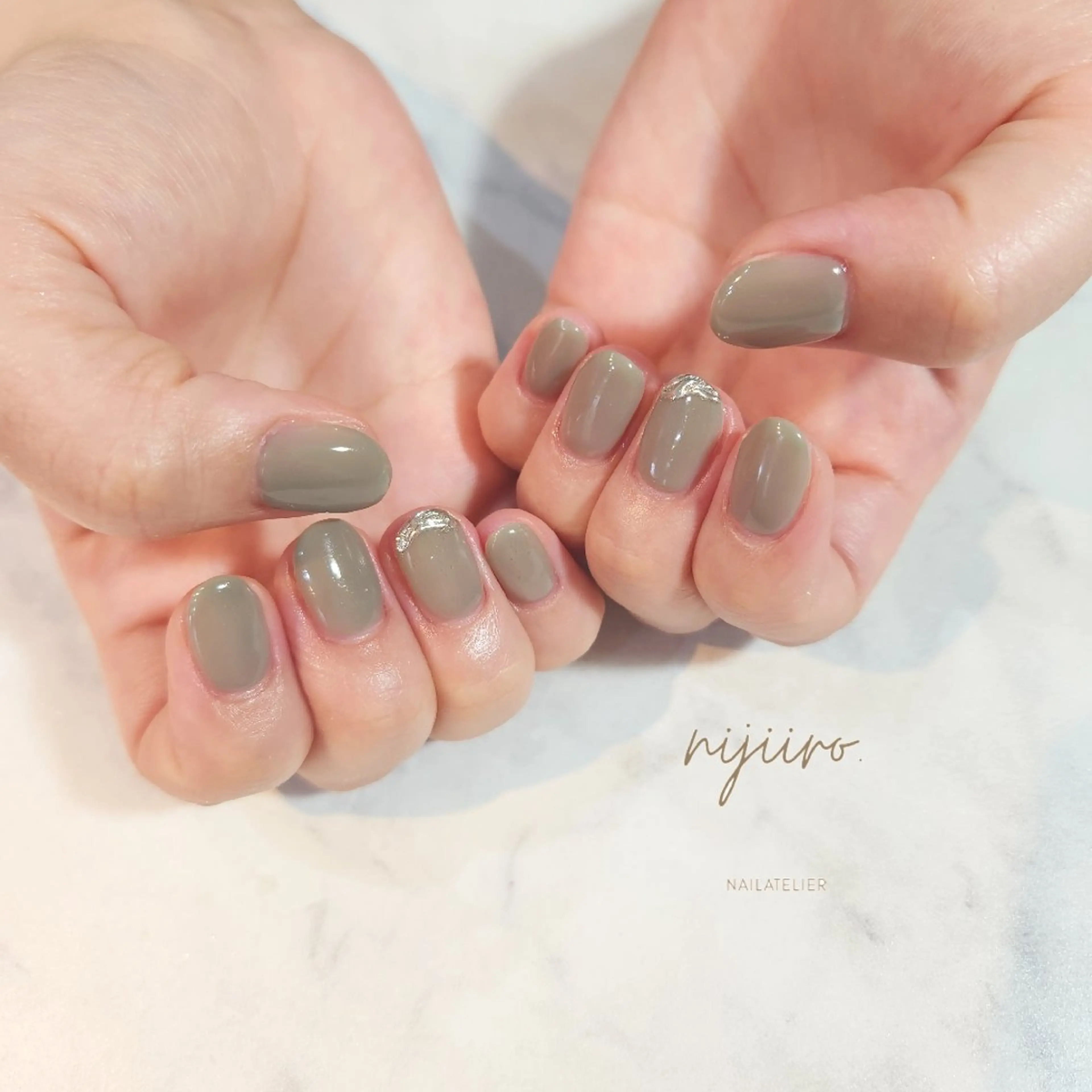 ネイル ハンドネイル nailatelier nijiiro.所属・nijiiro🌈 サトウのネイルデザイン