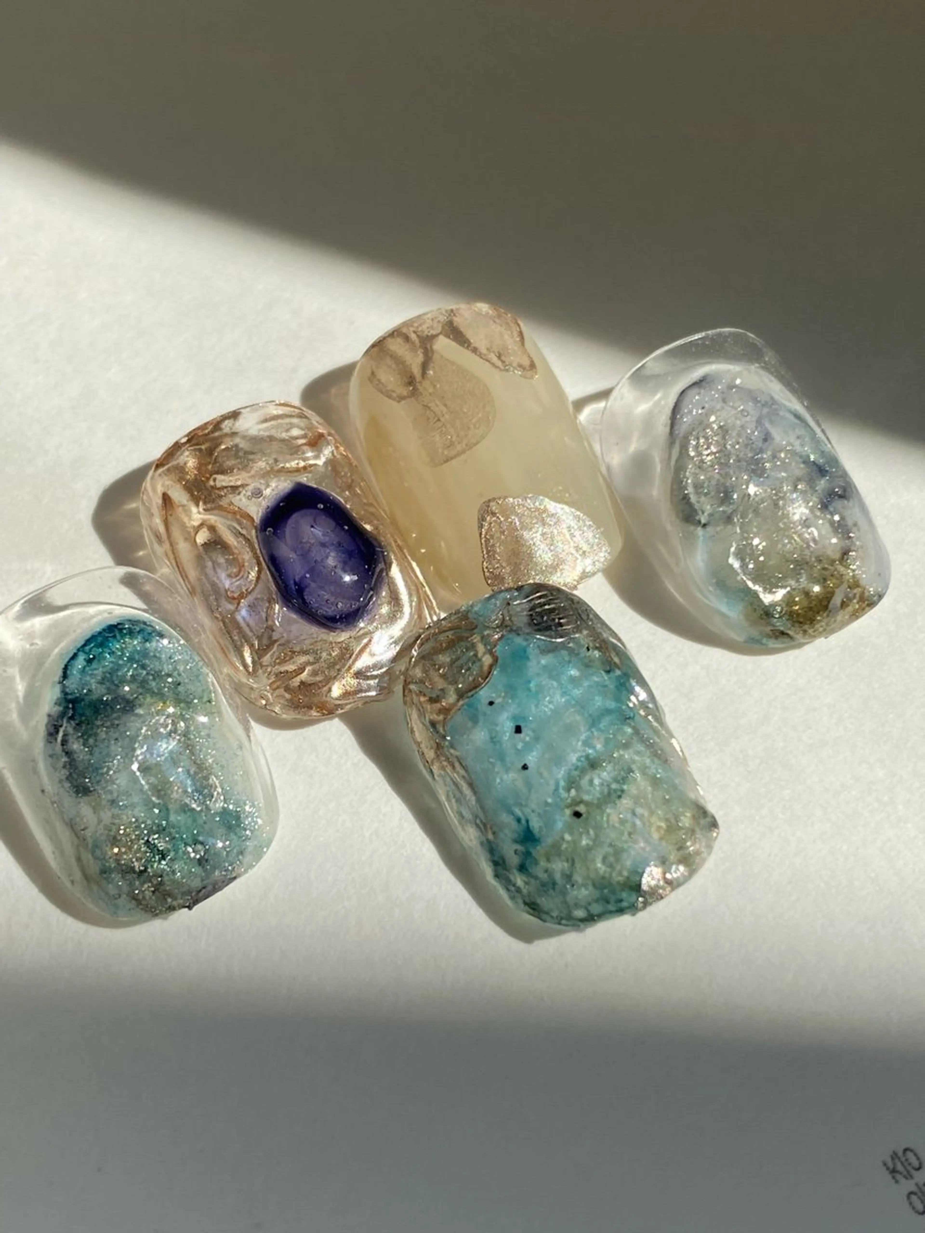 ネイル 成人式 フレンチネイル ジェルネイル ガーリー マグネットネイル ハンドネイル 草加ニュアンスネイル 🌚hersのネイルデザイン