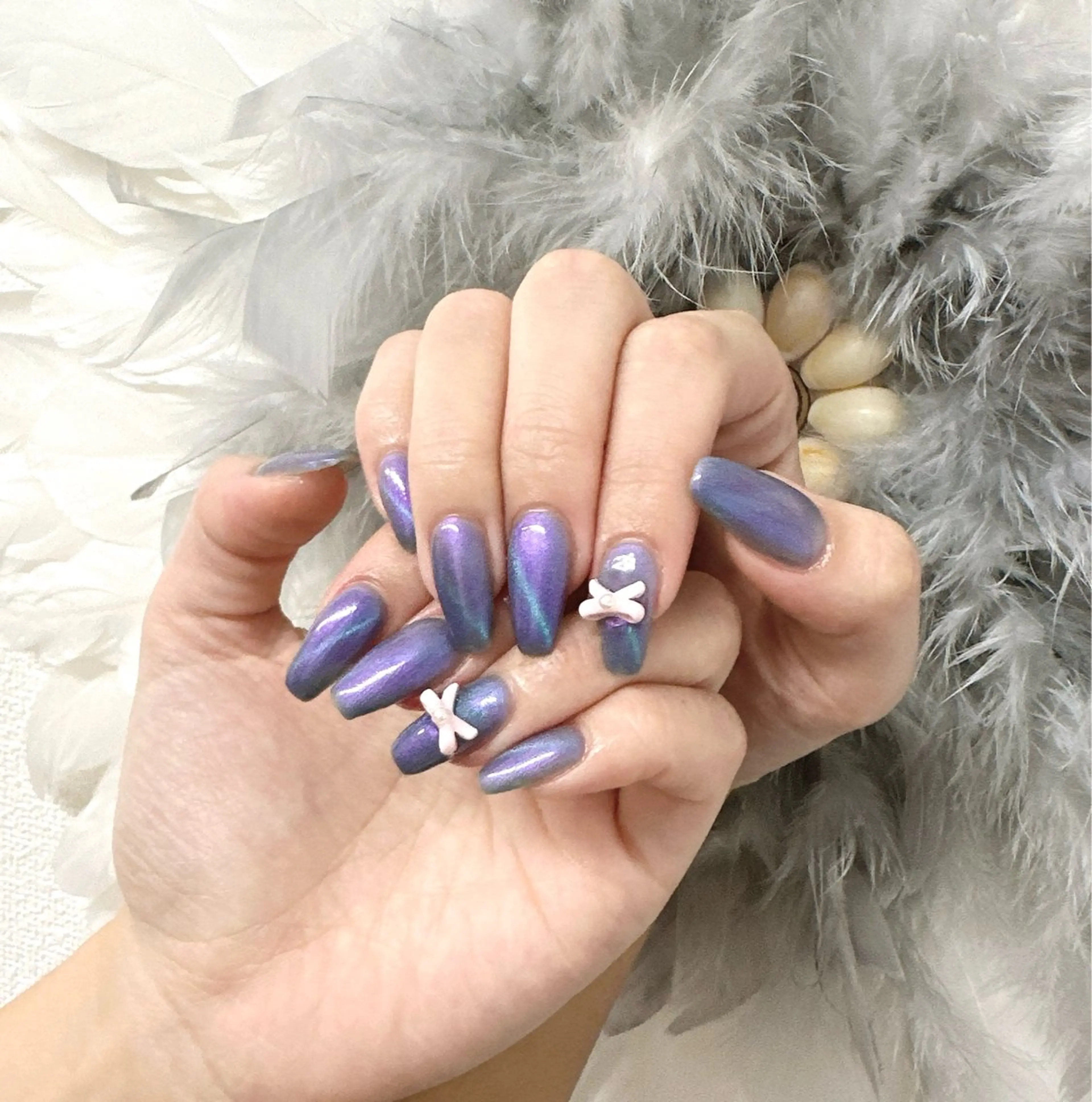 ネイル マグネットネイル ハンドネイル Pretty Nail Salon     　(ジェル&ケア)所属・Pretty Nail Salonのネイルデザイン