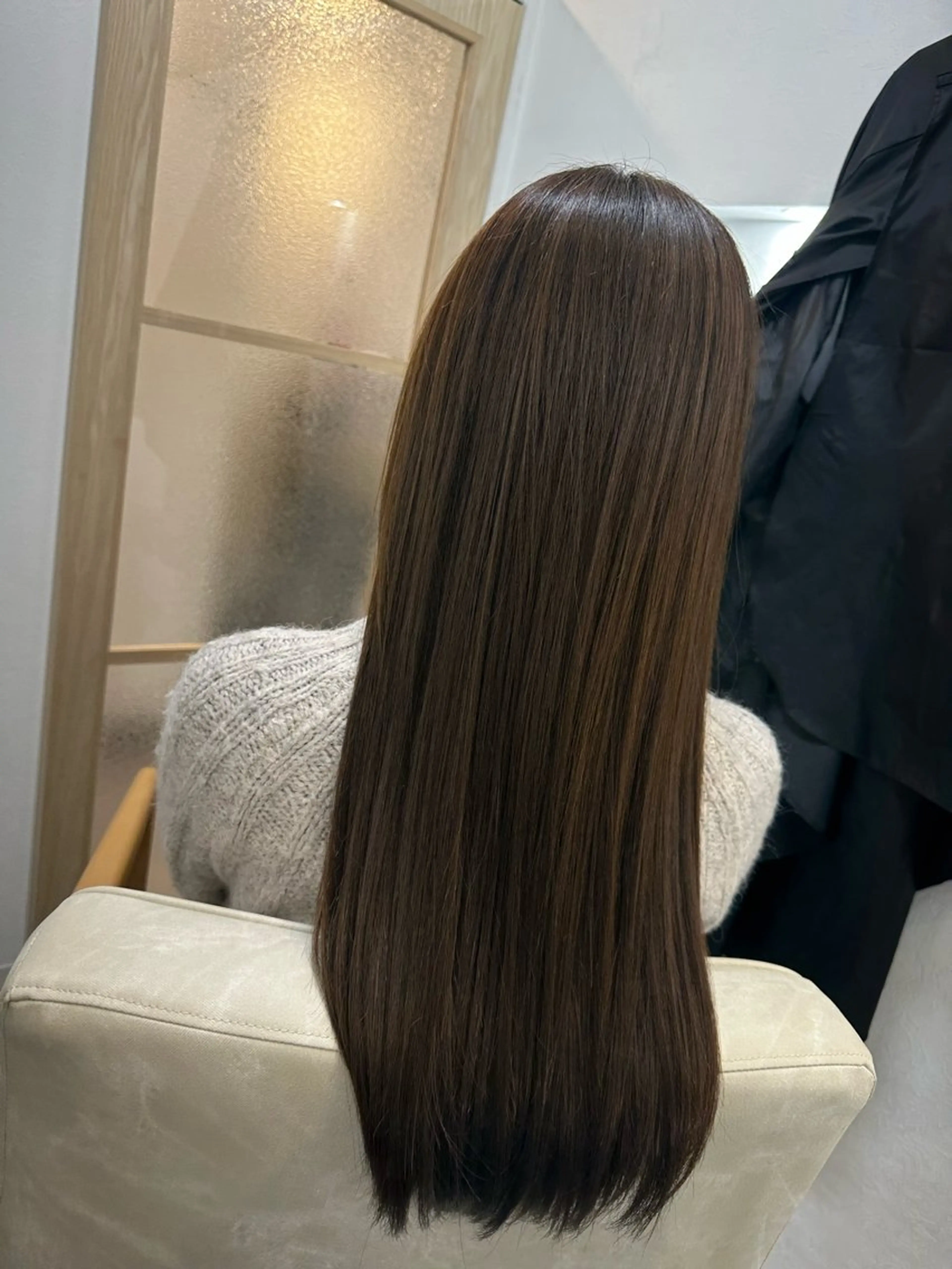 カット髪質改善酸熱トリートメント入り美艶髪カラー☆10ステップオッジィオットトリートメントの写真