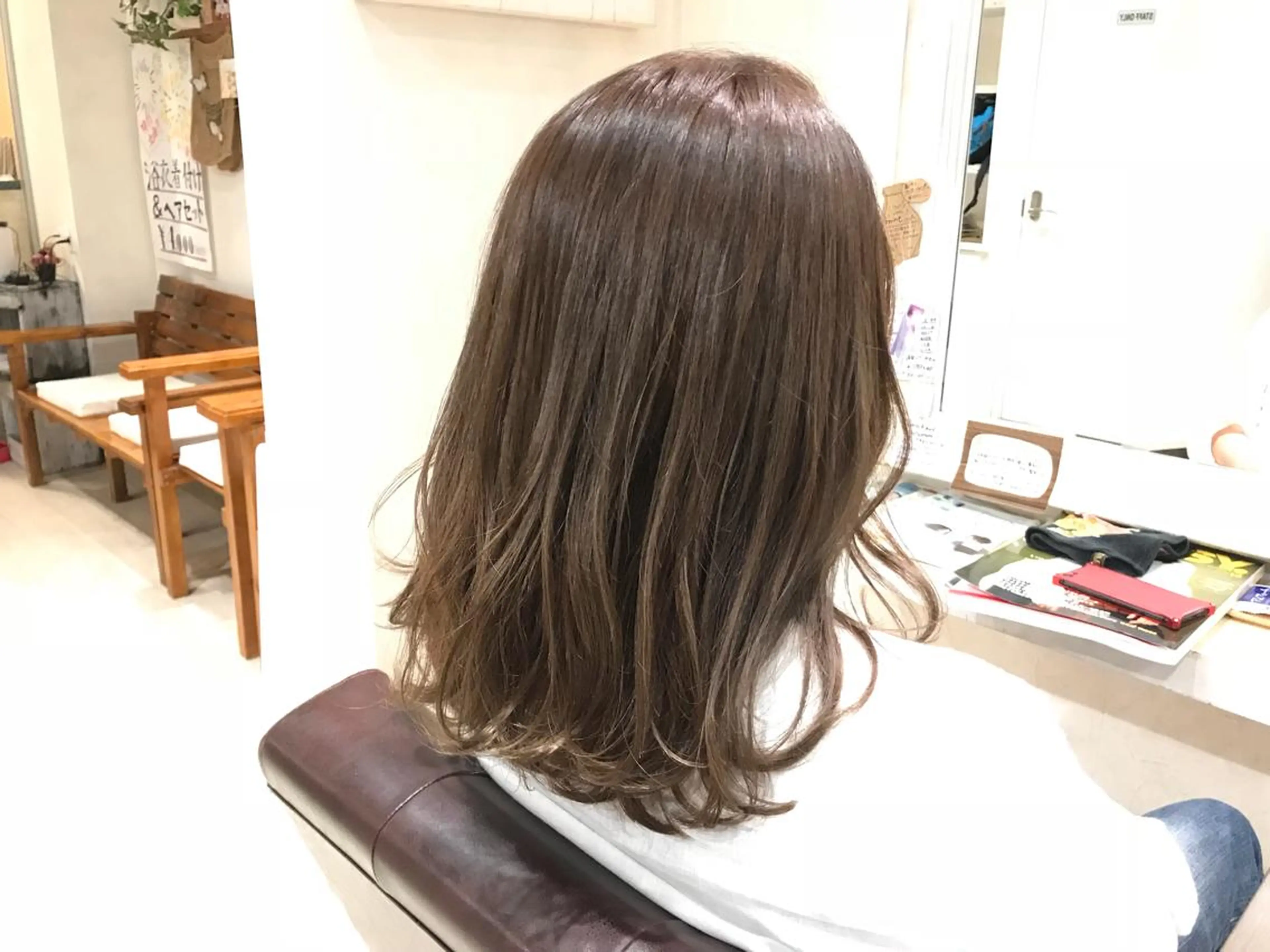 ミディアム カラー イルミナカラー メンズ指名多数!! SiLO 田島のヘアスタイル