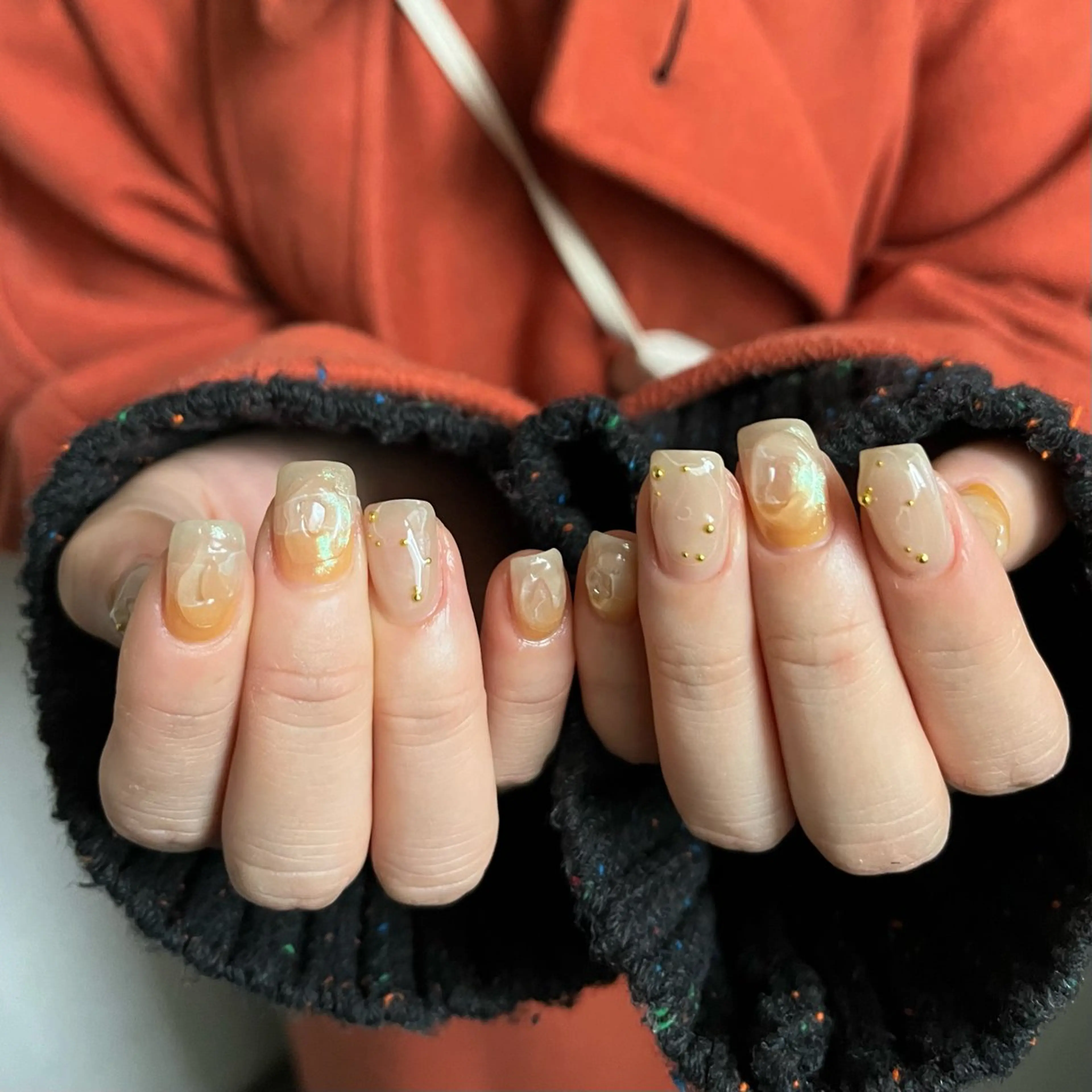 ネイル グリーン ハンドネイル nail salon O (en)所属・vegh. nail／阿波座のネイルデザイン