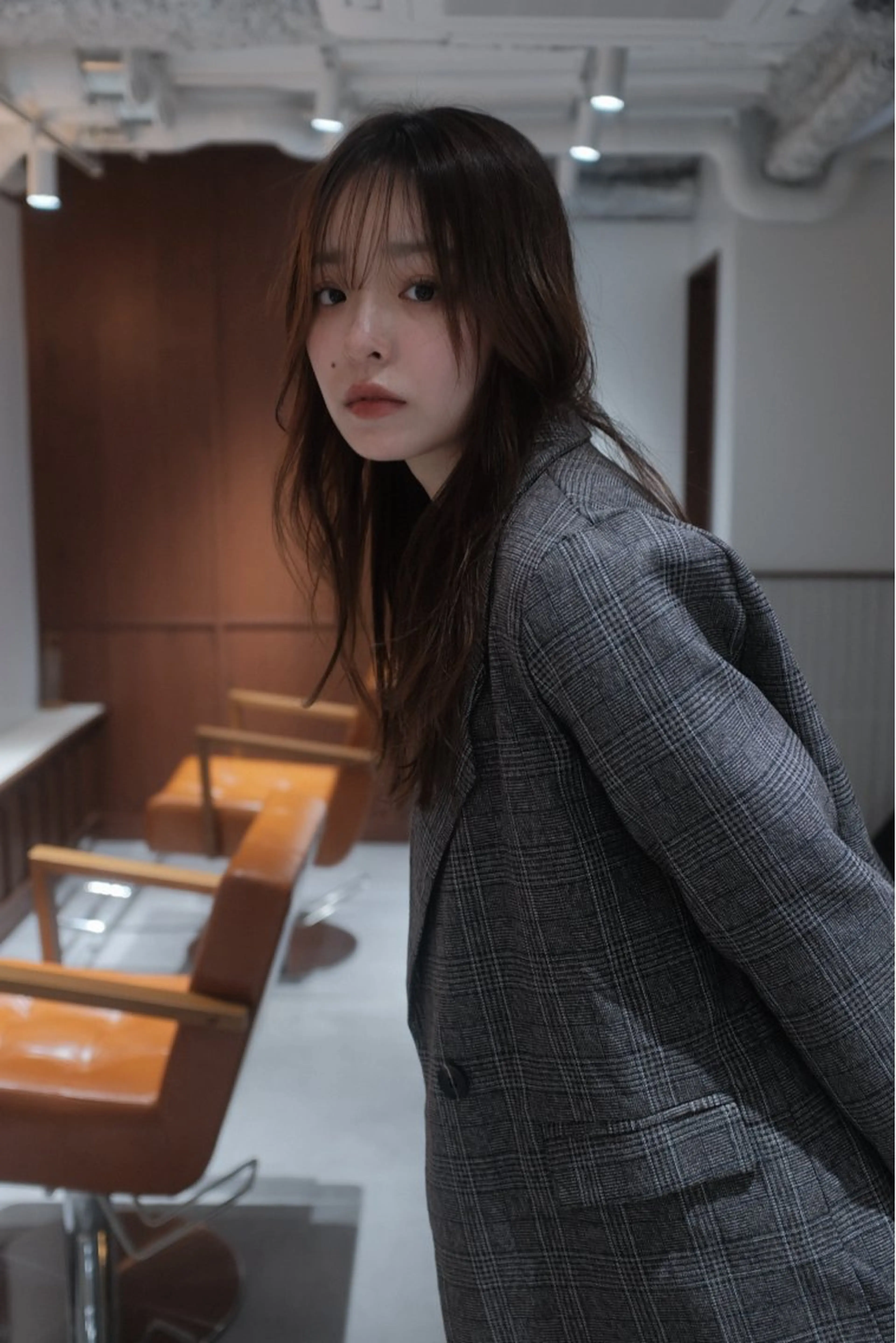 ロング カラー ショートボブ ブリーチ ダブルカラー イルミナカラー ブリーチなしカラー カット ヘアカラー トリートメント opus 店長大和 レイヤー/赤み消しのヘアスタイル