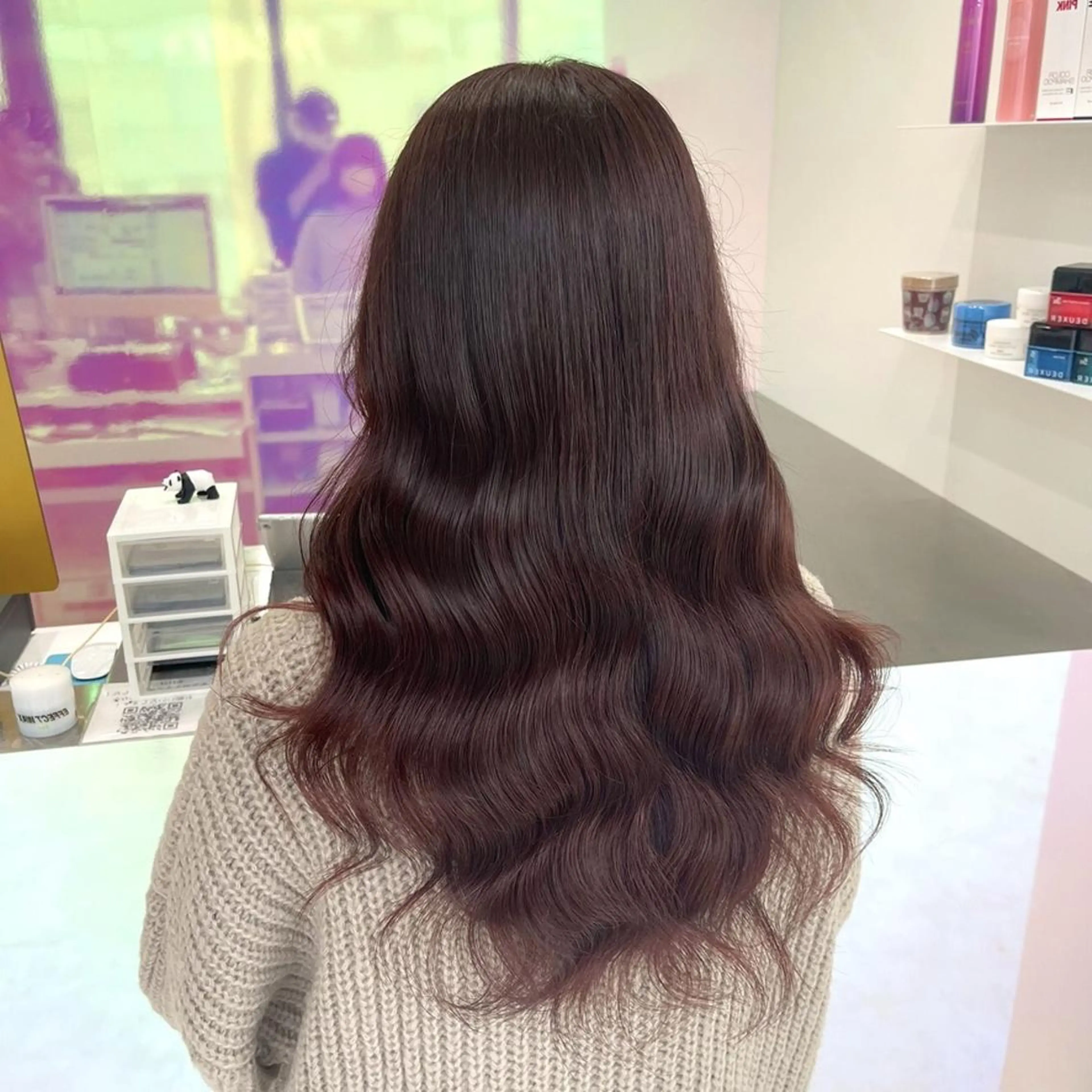 カラー ブリーチなしモテヘア 🤍REN🤍🪄のヘアスタイル