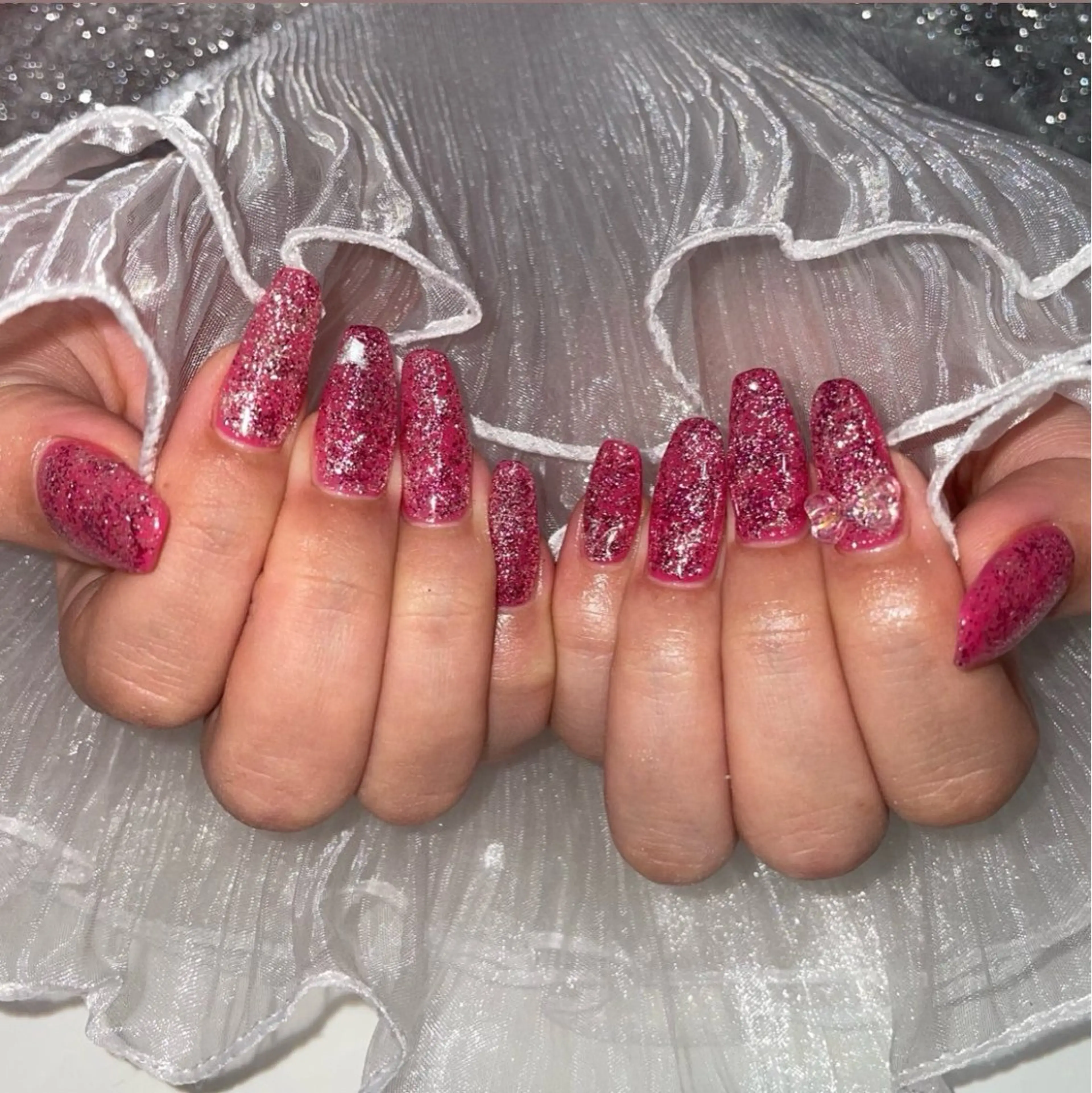 ネイル 韓国ネイル ラメ(グリッター) メンズネイル ショートネイル iona/ハイトーン /ネイルのネイルデザイン