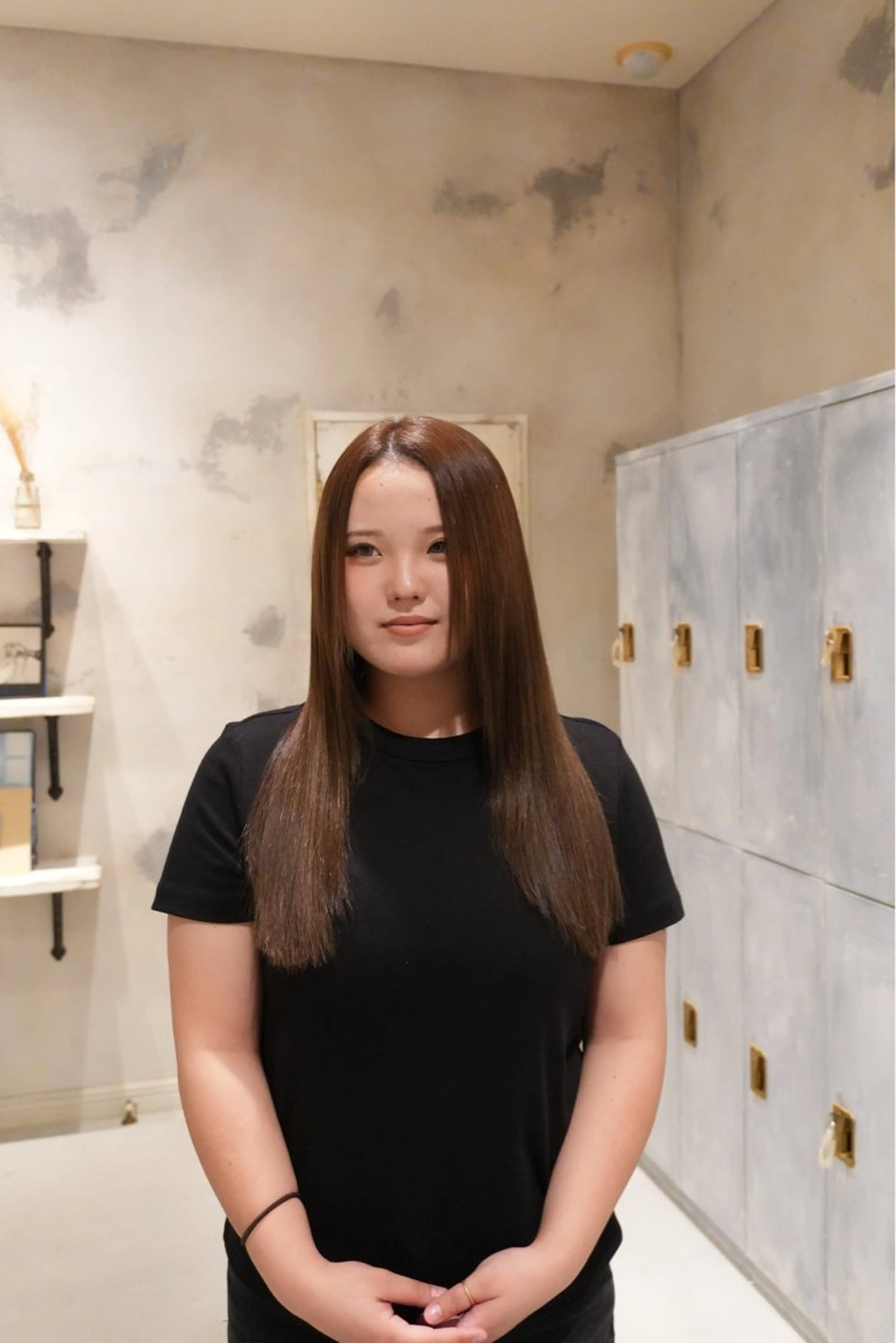 ロング カラー なかやま れいかのヘアスタイル
