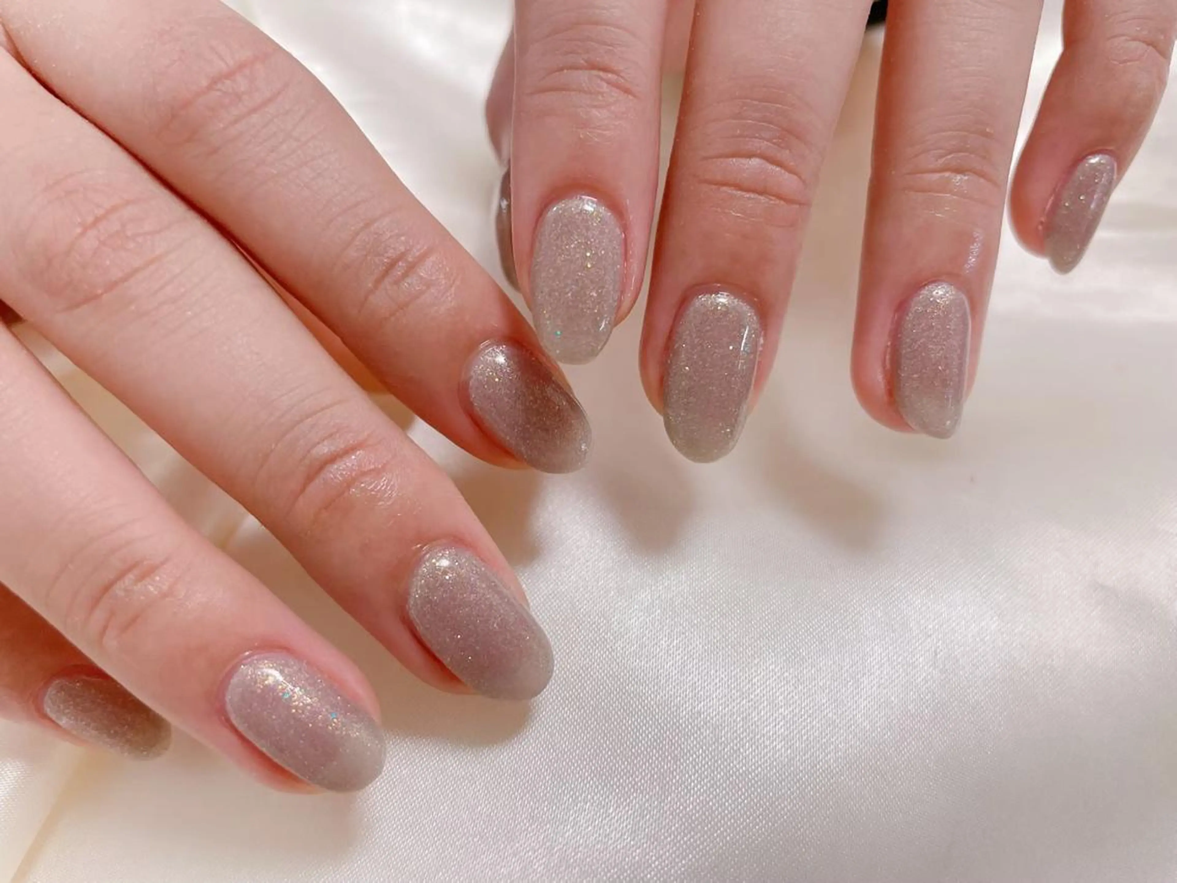 ネイル フットネイル ジェルネイル 韓国ネイル ラメ(グリッター) マグネットネイル ハンドネイル Mogu nail 二子玉川のネイルデザイン