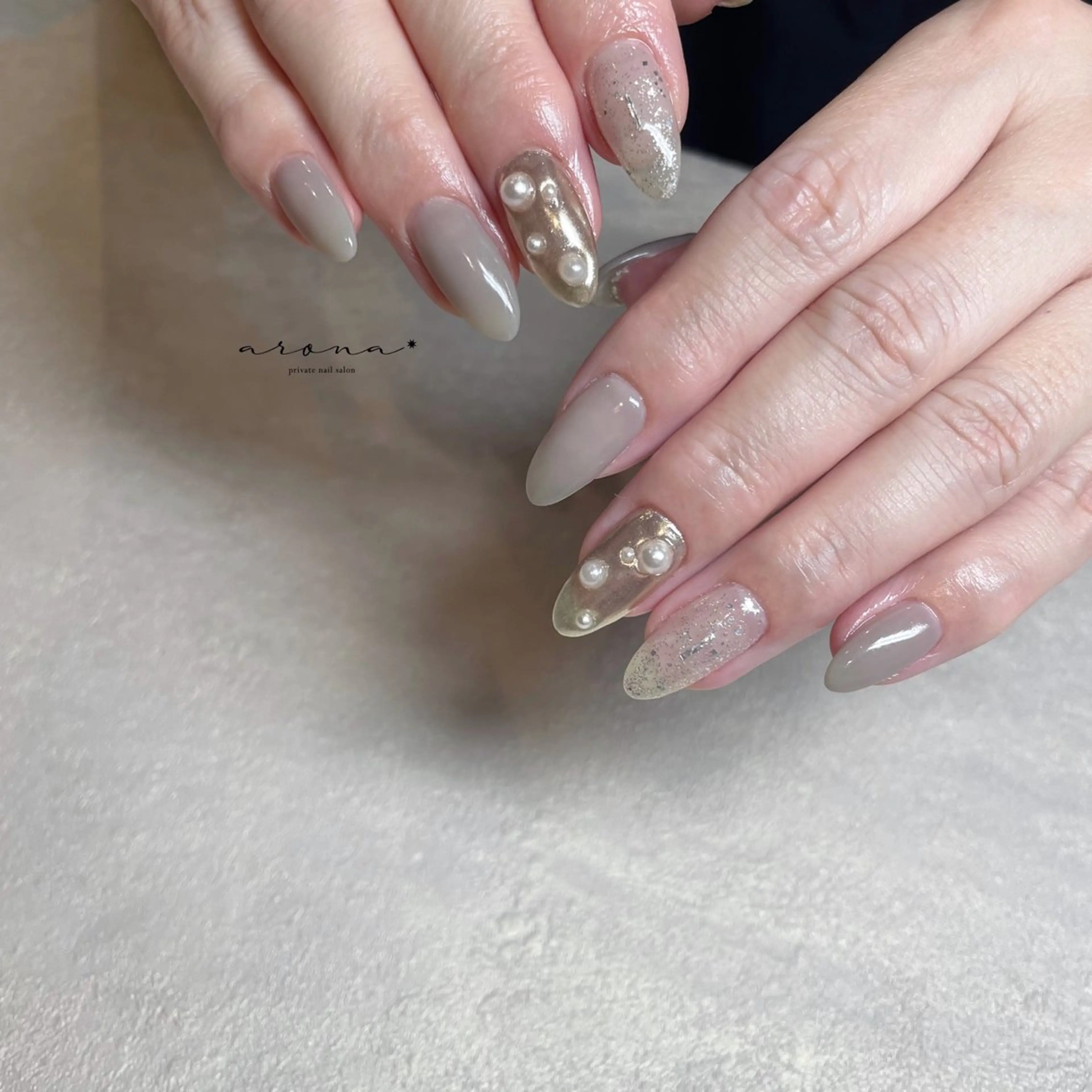 ネイル アートネイル ハンドネイル nail salon ✷aronaのネイルデザイン