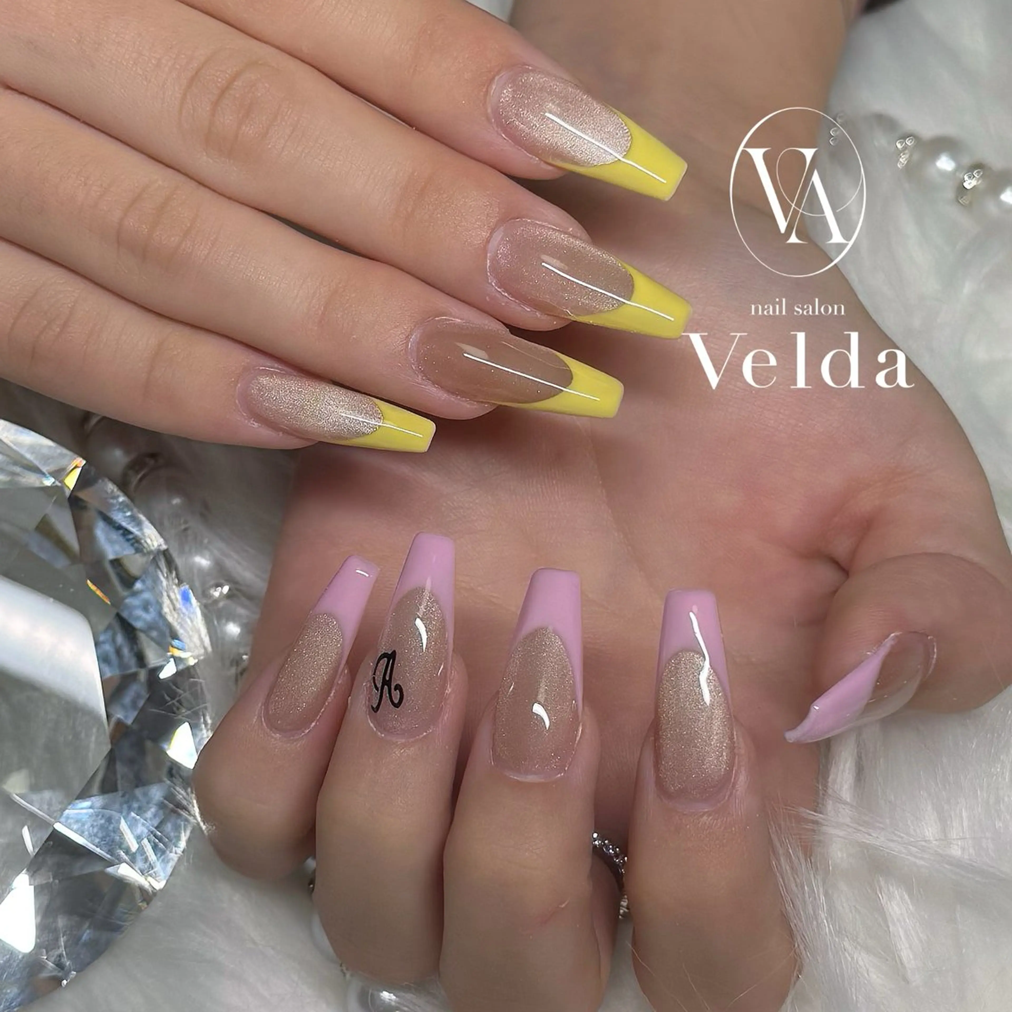ネイル フレンチネイル ハンドネイル 💎スカルプ💎 Velda(ベルダ)のネイルデザイン