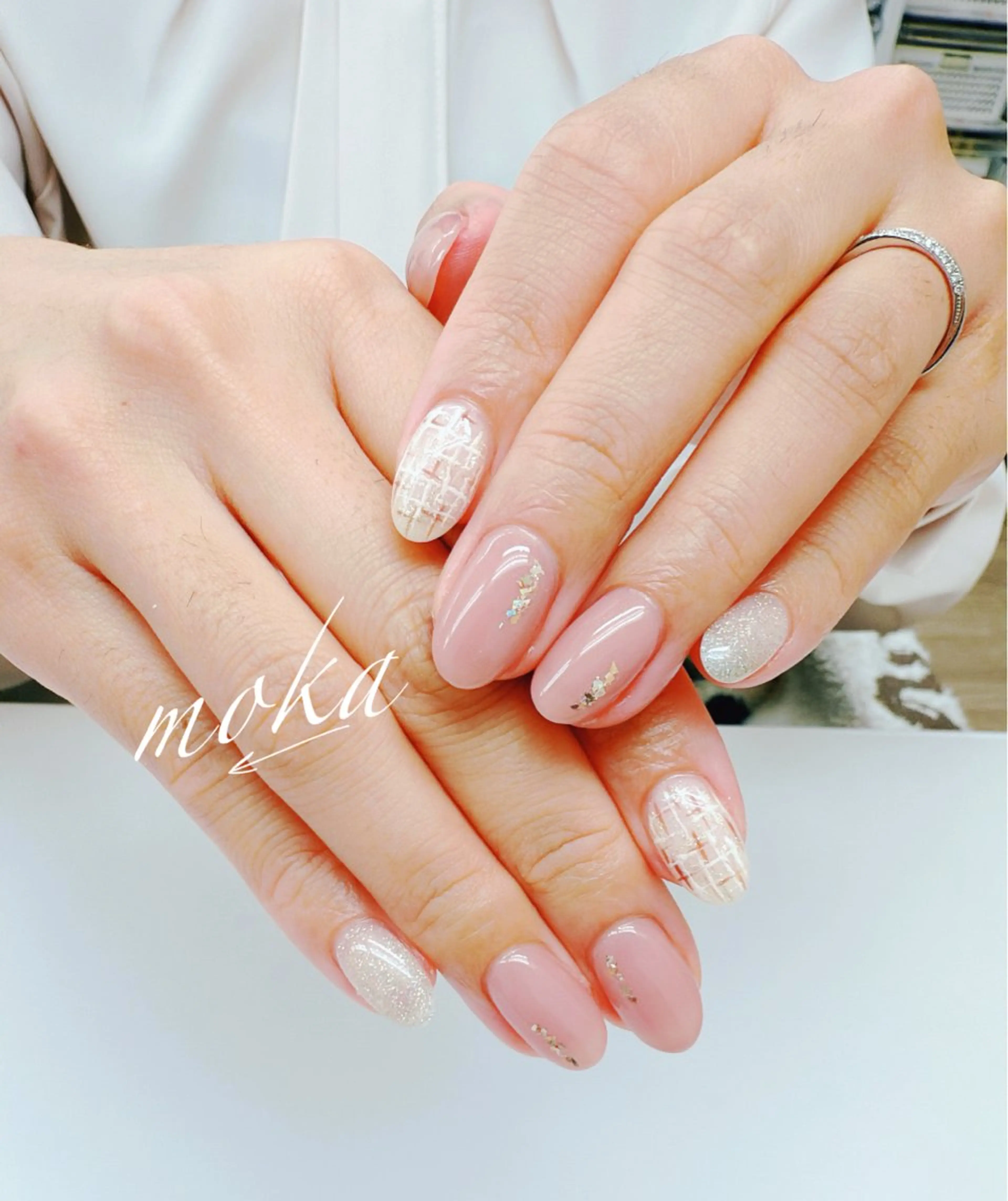 ネイル ハンドネイル ハンドケア 胡蝶蘭レディースサロ ンNailMOKAのネイルデザイン