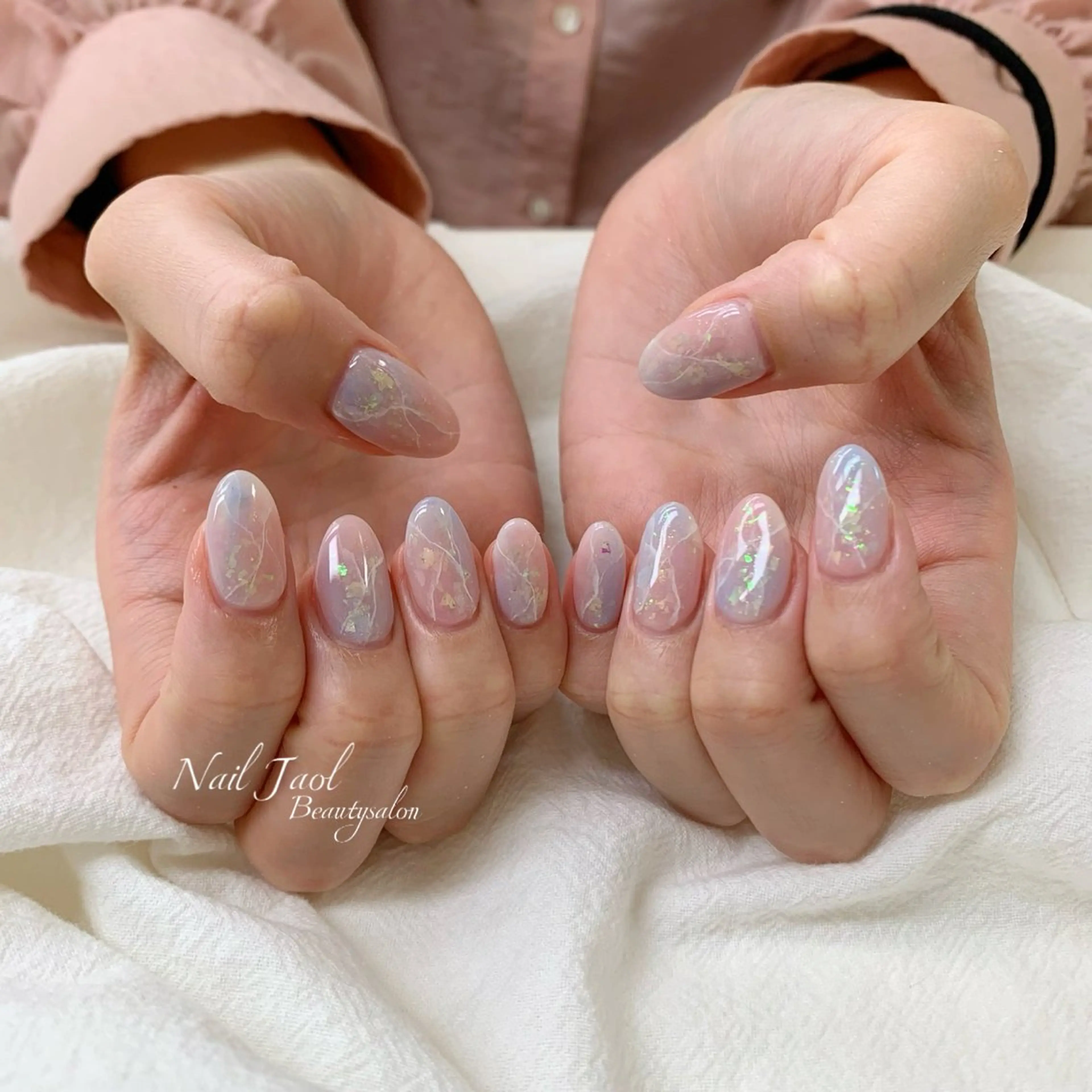 ミディアム 韓国風ヘア ハンドネイル nail jaol池袋店所属・ネイルJaol 池袋のネイルデザイン