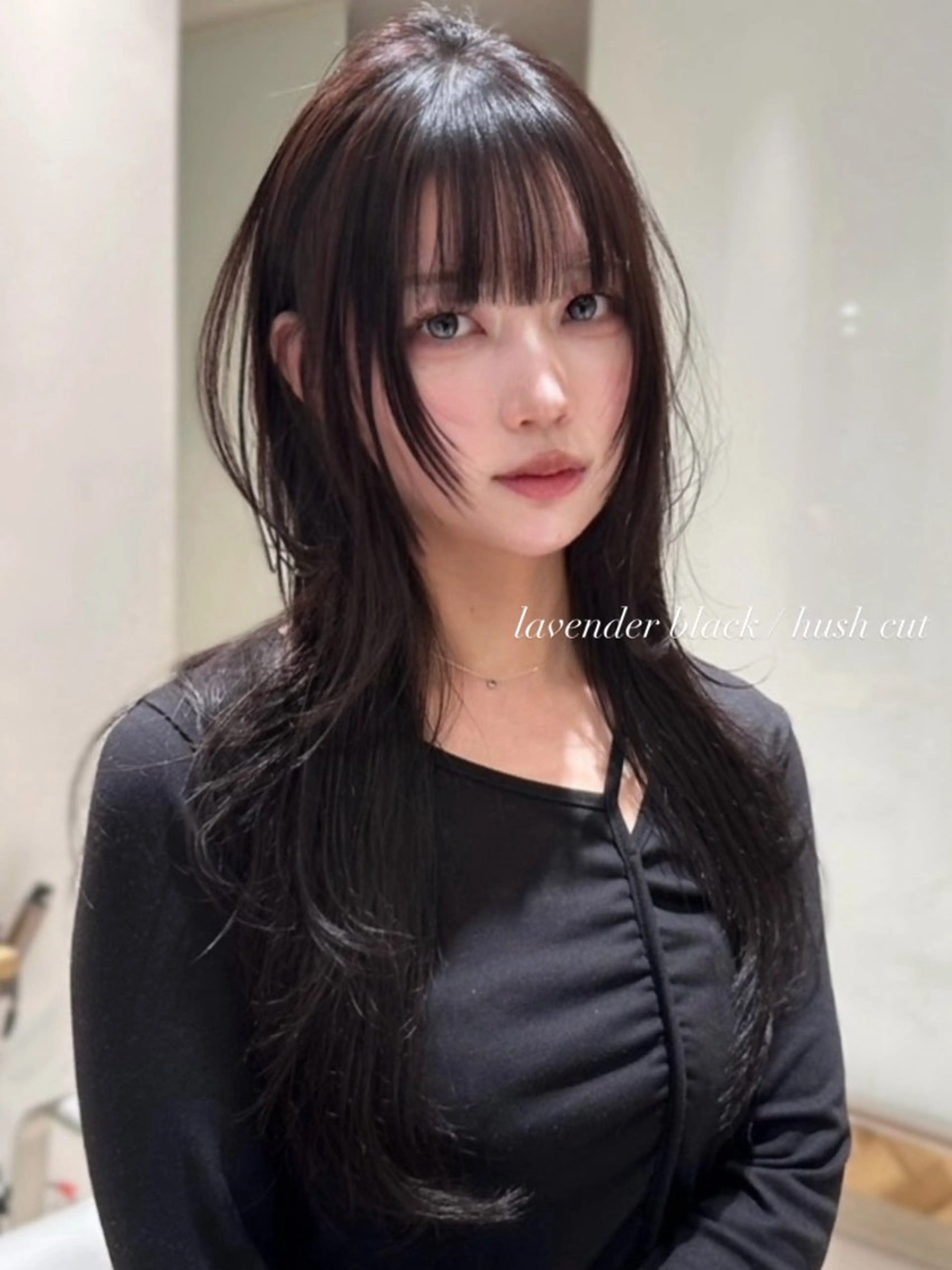 ロング カラー ヘアアレンジ カット ヘアカラー トリートメント ヘアセット 🫧🇰🇷韓国ヘア レイヤー🐺Yutaのヘアスタイル