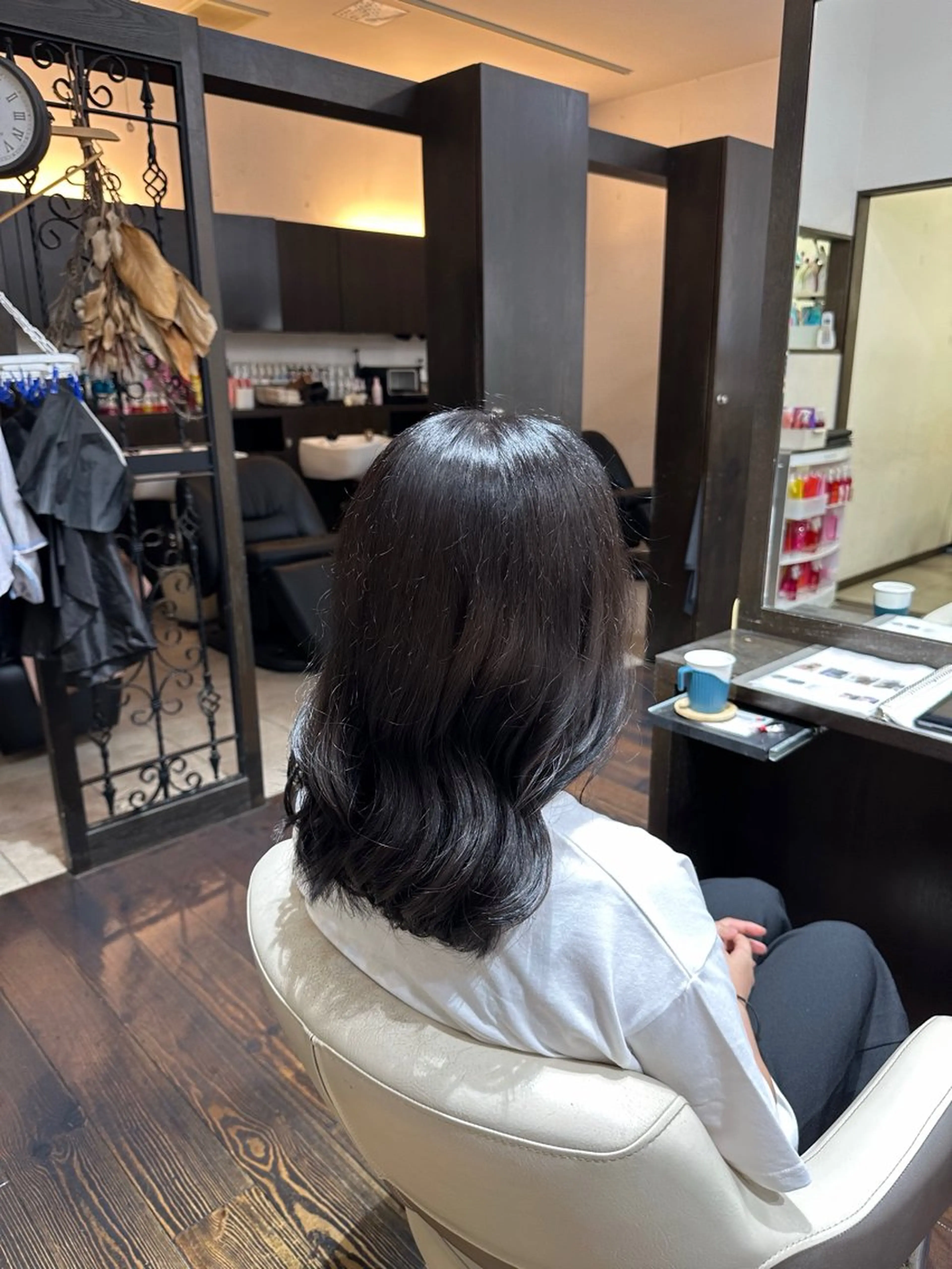 ロング 田中 桜風のヘアスタイル