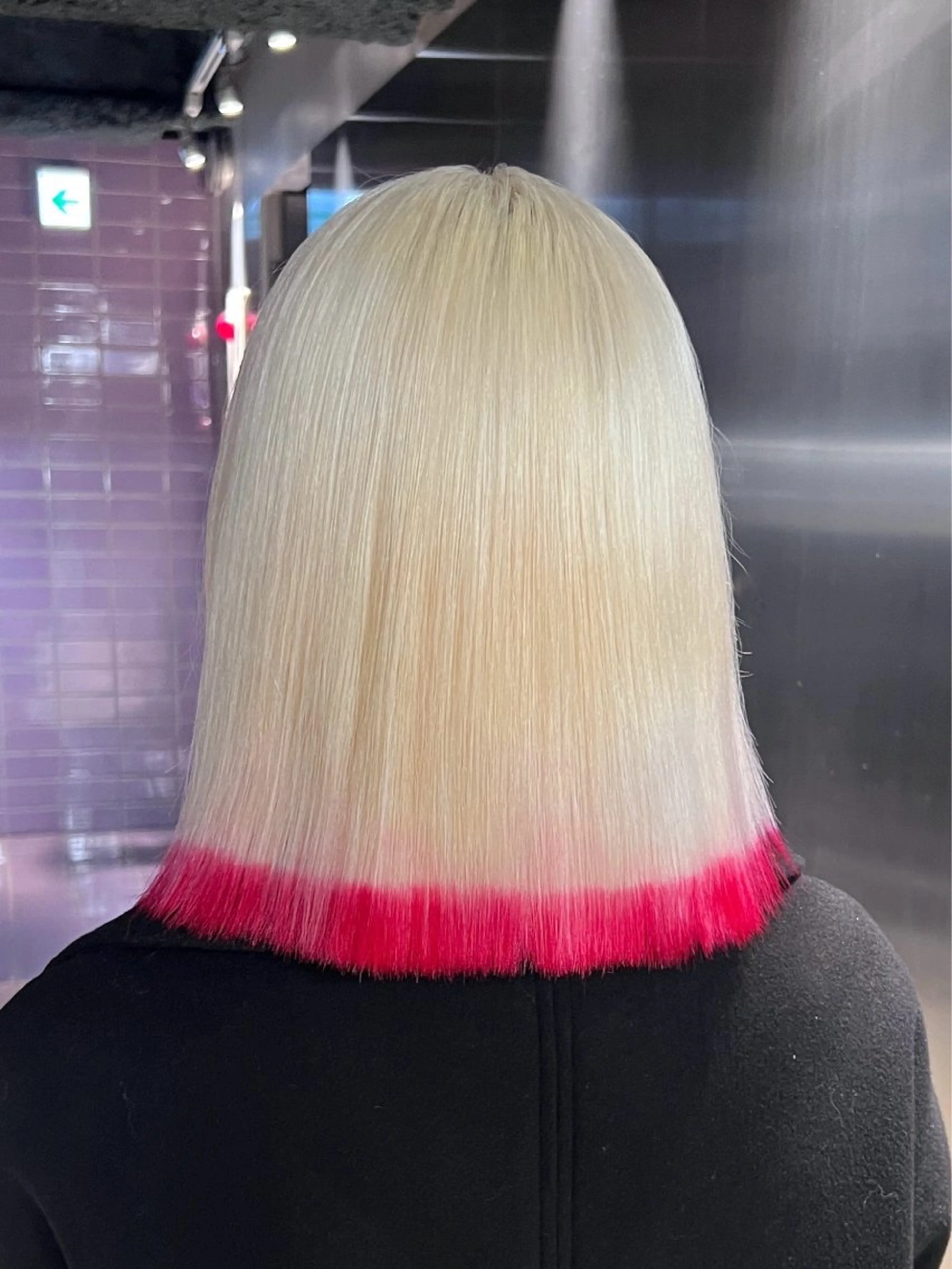 ミディアム ヘアカラー 吉澤 愛心のヘアスタイル