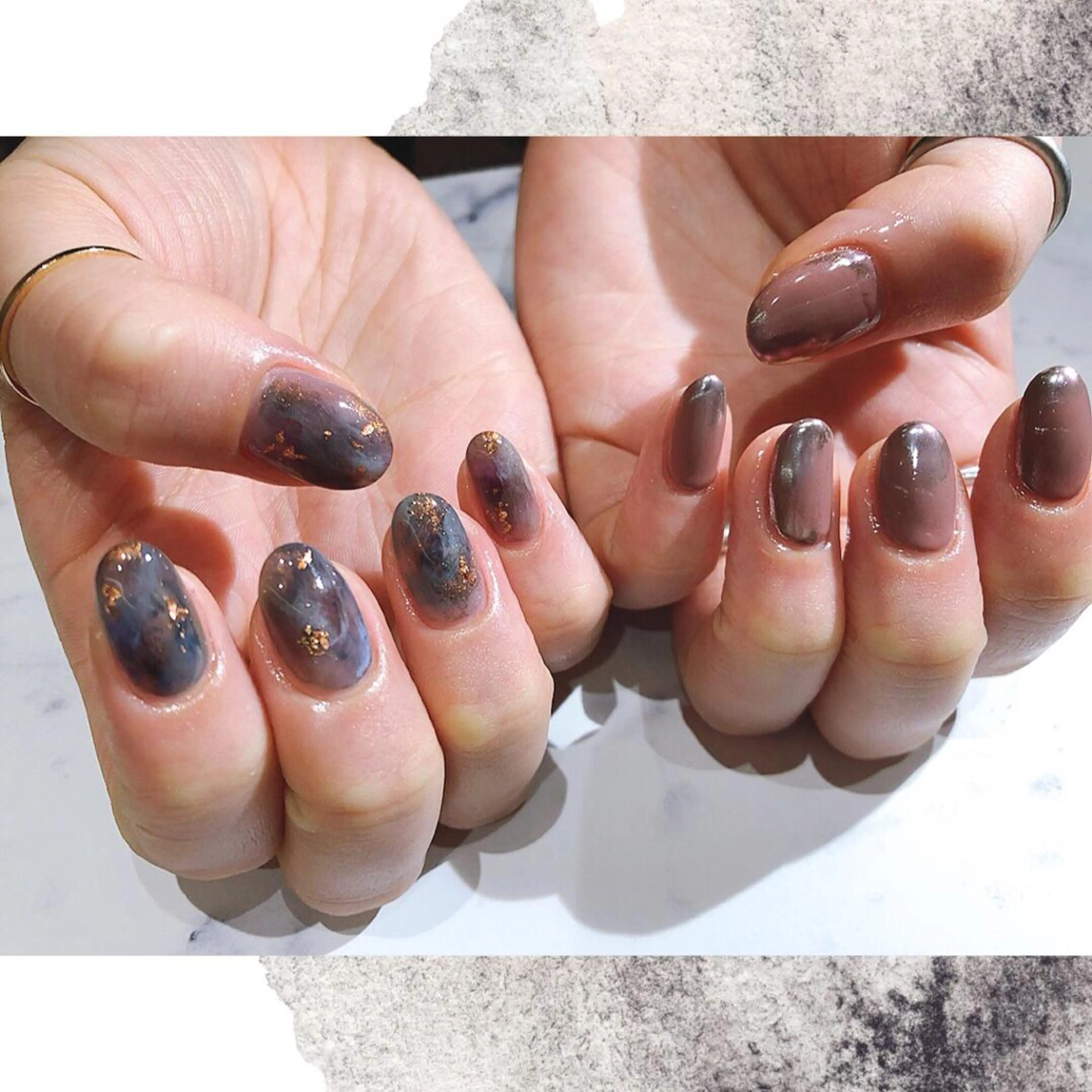 ショート カラー キッズ ネイル マツエク・マツパ ハンドネイル illum hicariのネイルデザイン