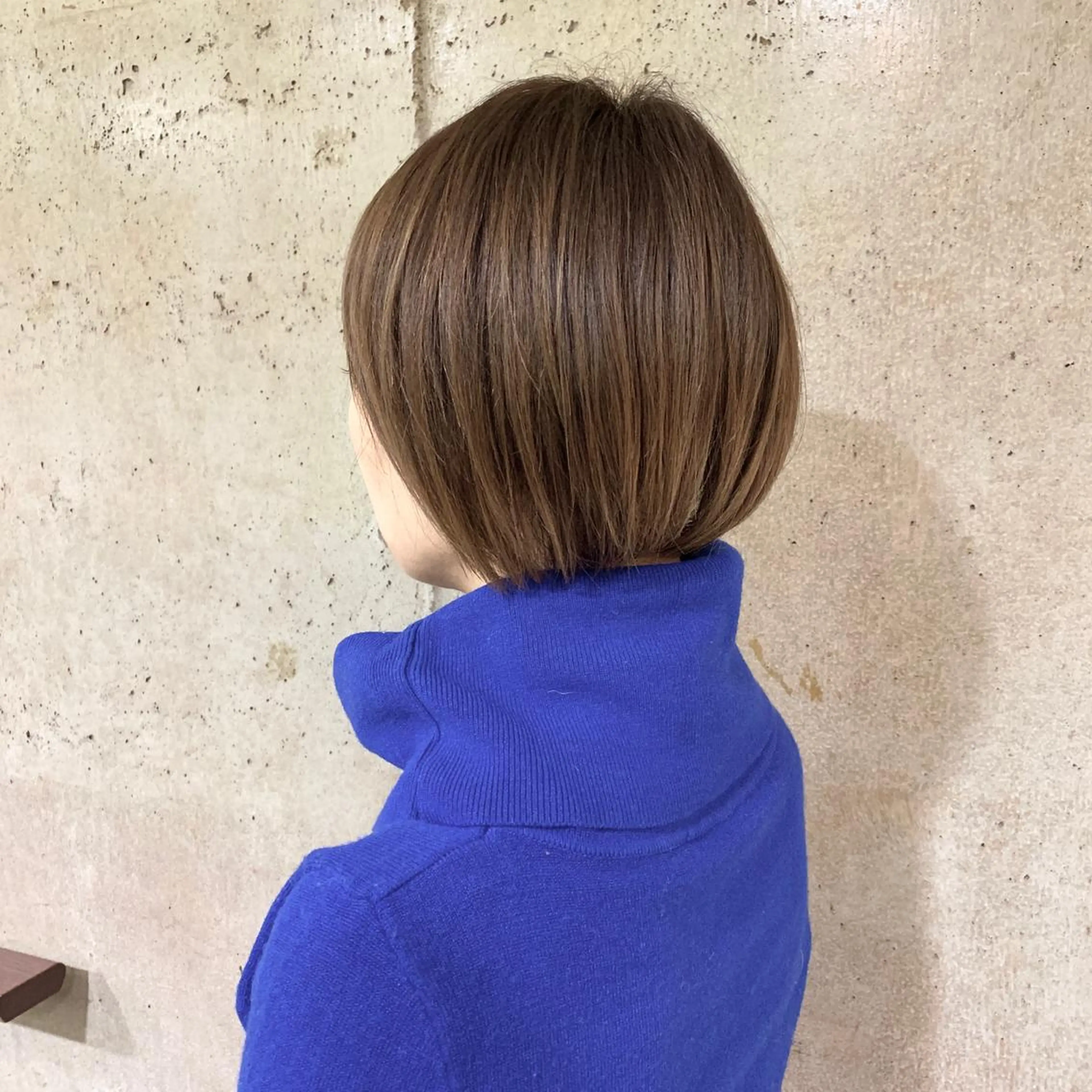 ショート カラー ベージュカラー ミント ミントベージュ 二宮 早智子のヘアスタイル