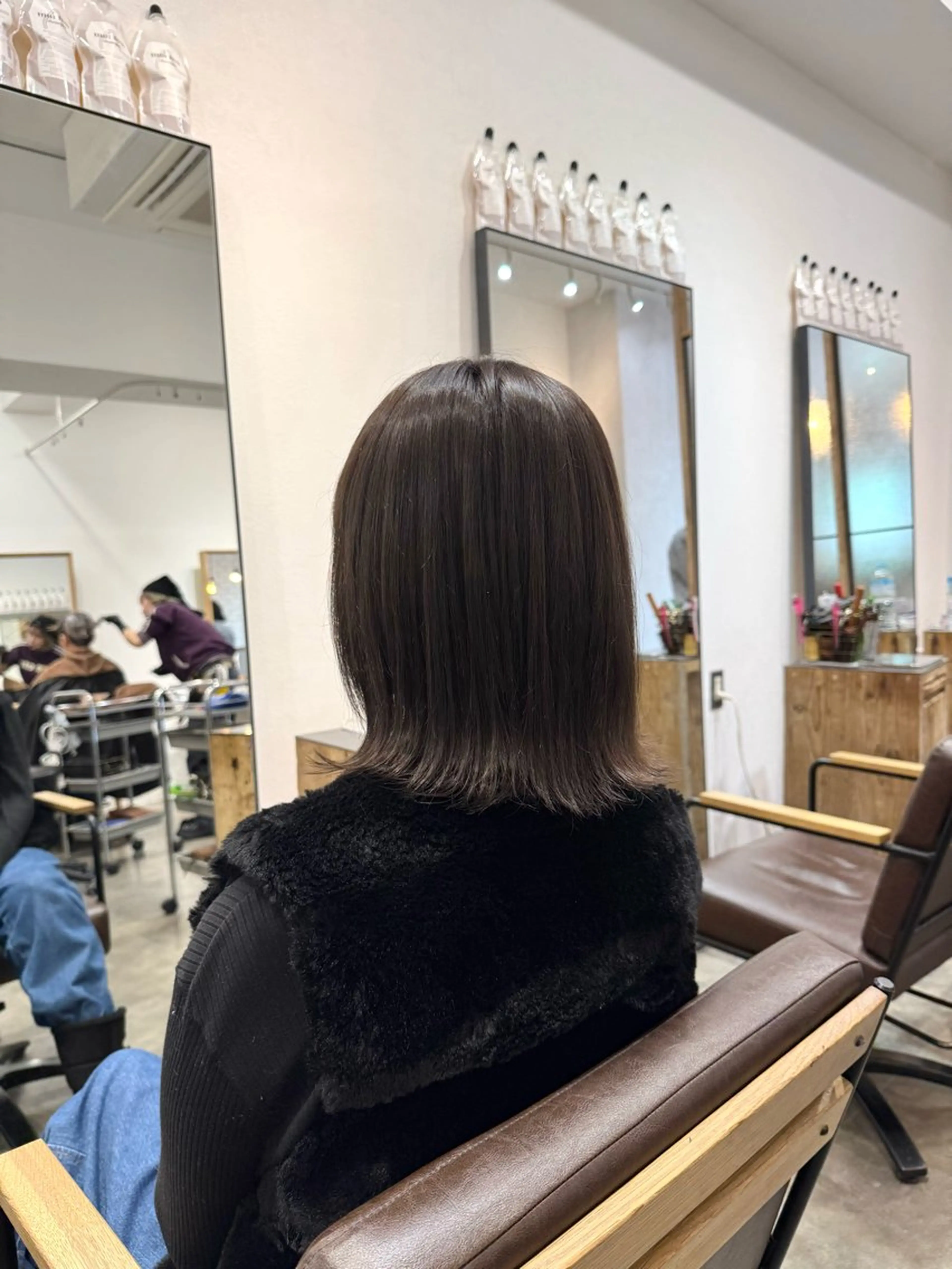 ミディアム カラー ブラウンカラー ヘアカラー けー すけのヘアスタイル