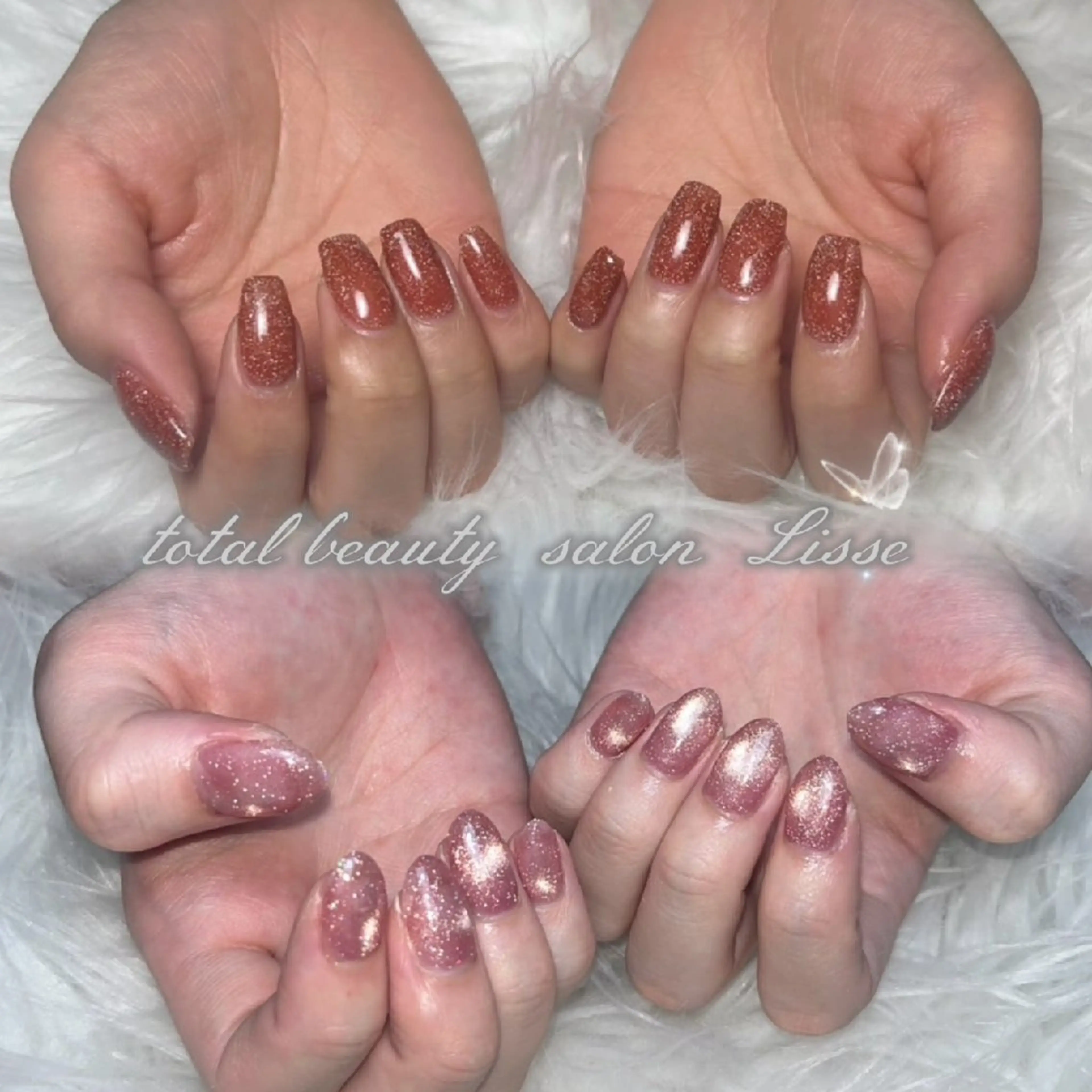 ネイル フラッシュネイル ハンドネイル totalbeautysalonLisse所属・Lisse ネイル/ 脱毛/アイブロウのネイルデザイン