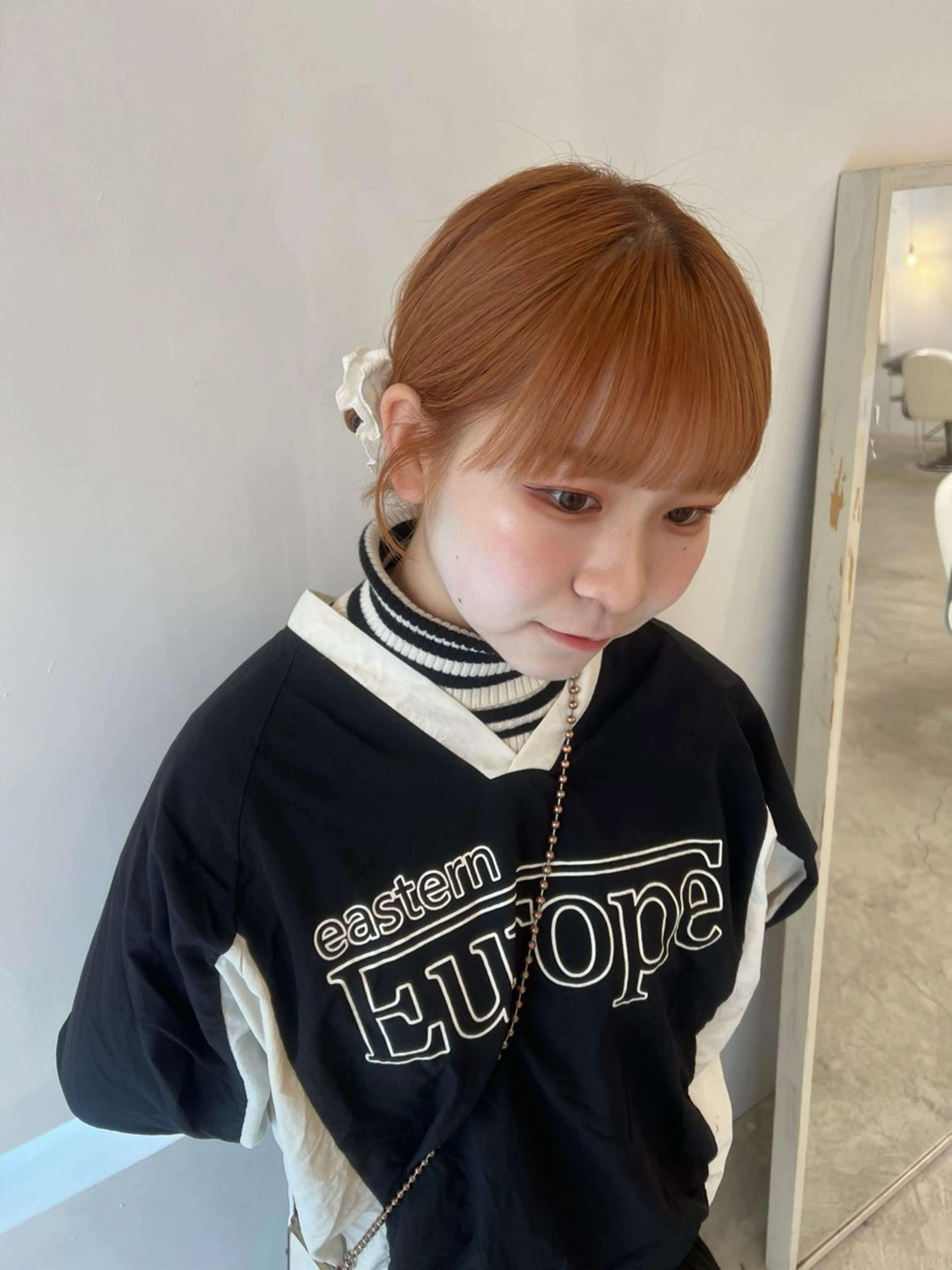 ショート カラー 長田 唯のヘアスタイル