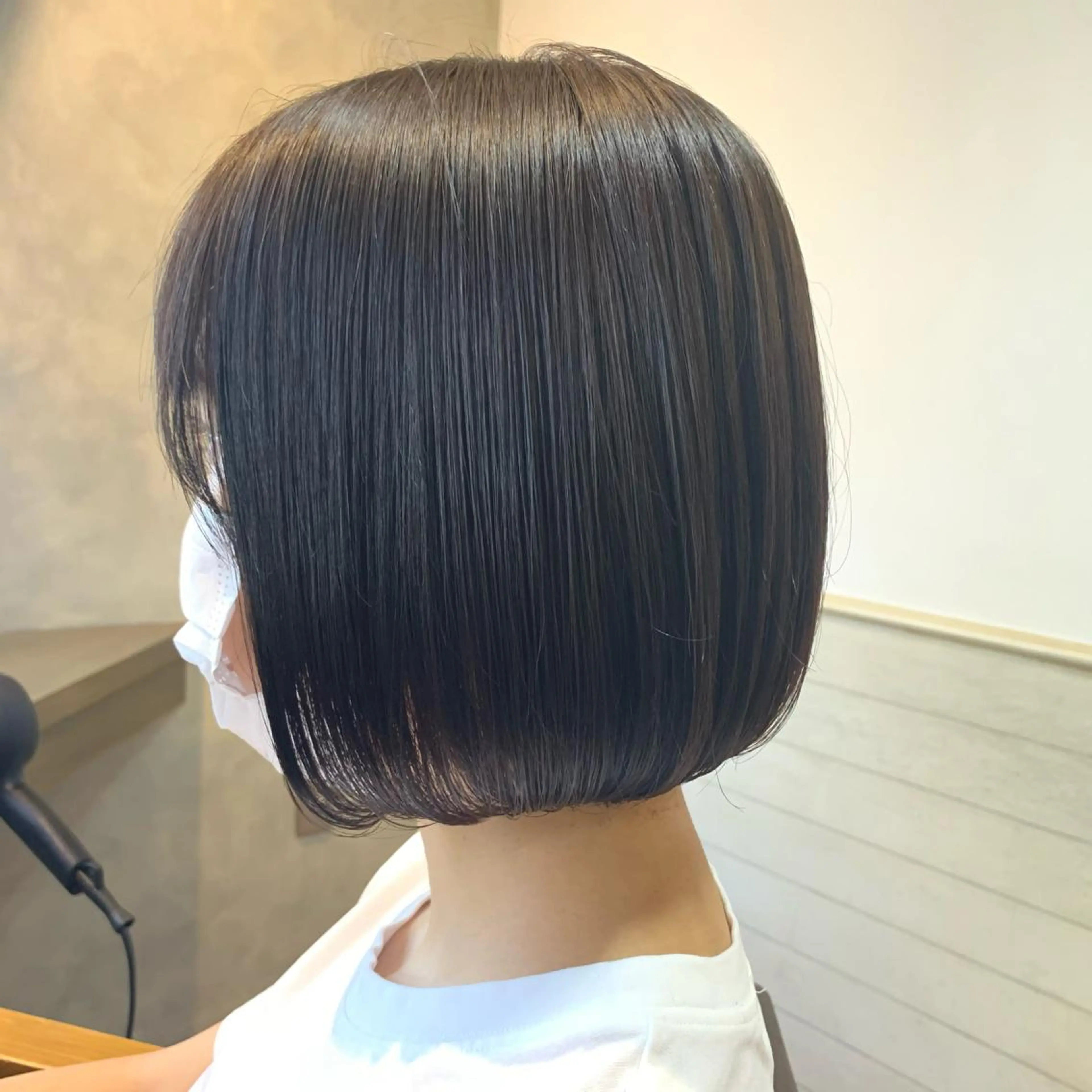 ミディアム カラー ボブ ✨️美髪矯正×似合わ せ艶カラー✨藤田透のヘアスタイル