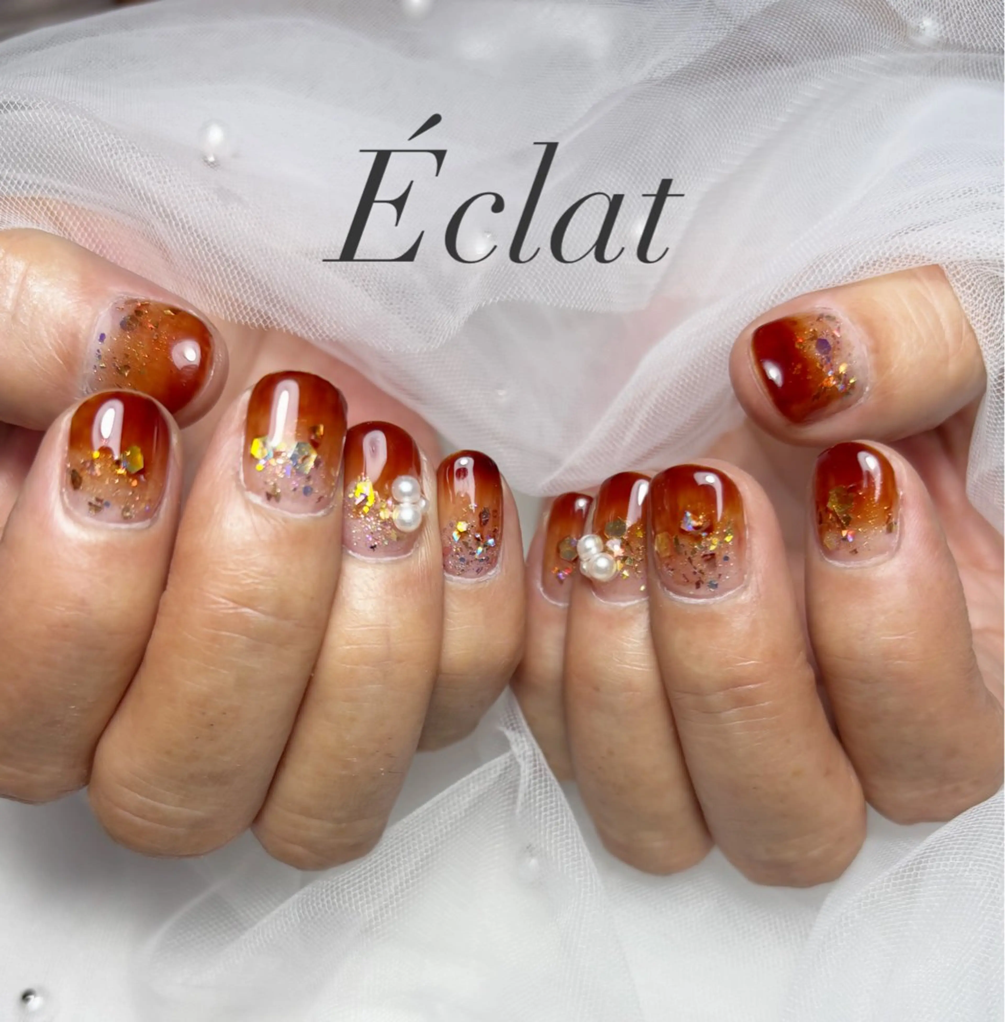 ネイル アートネイル シンプルネイル nail salon Éclatのネイルデザイン