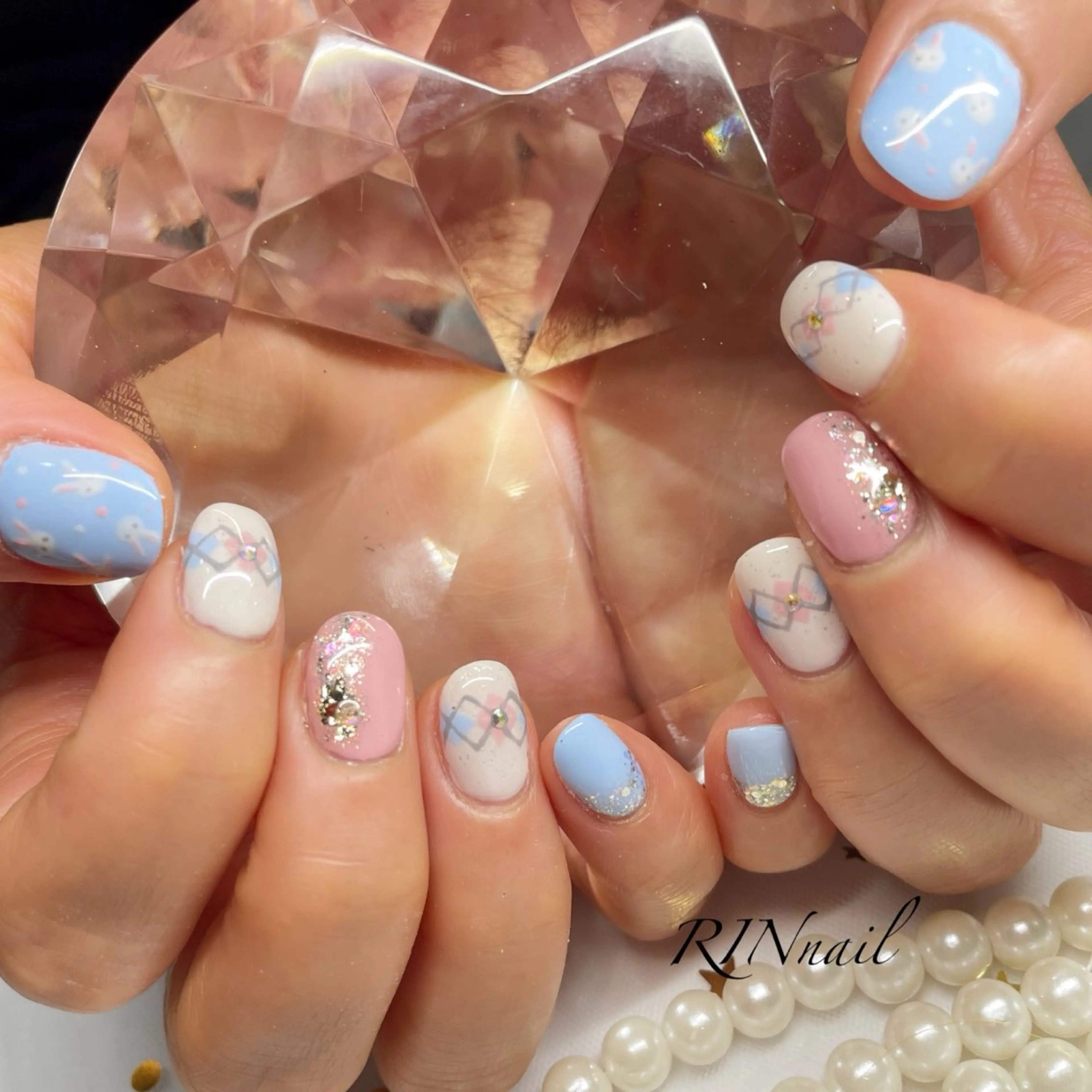 ネイル ハンドネイル ハンドケア RIN HOMEnailのネイルデザイン